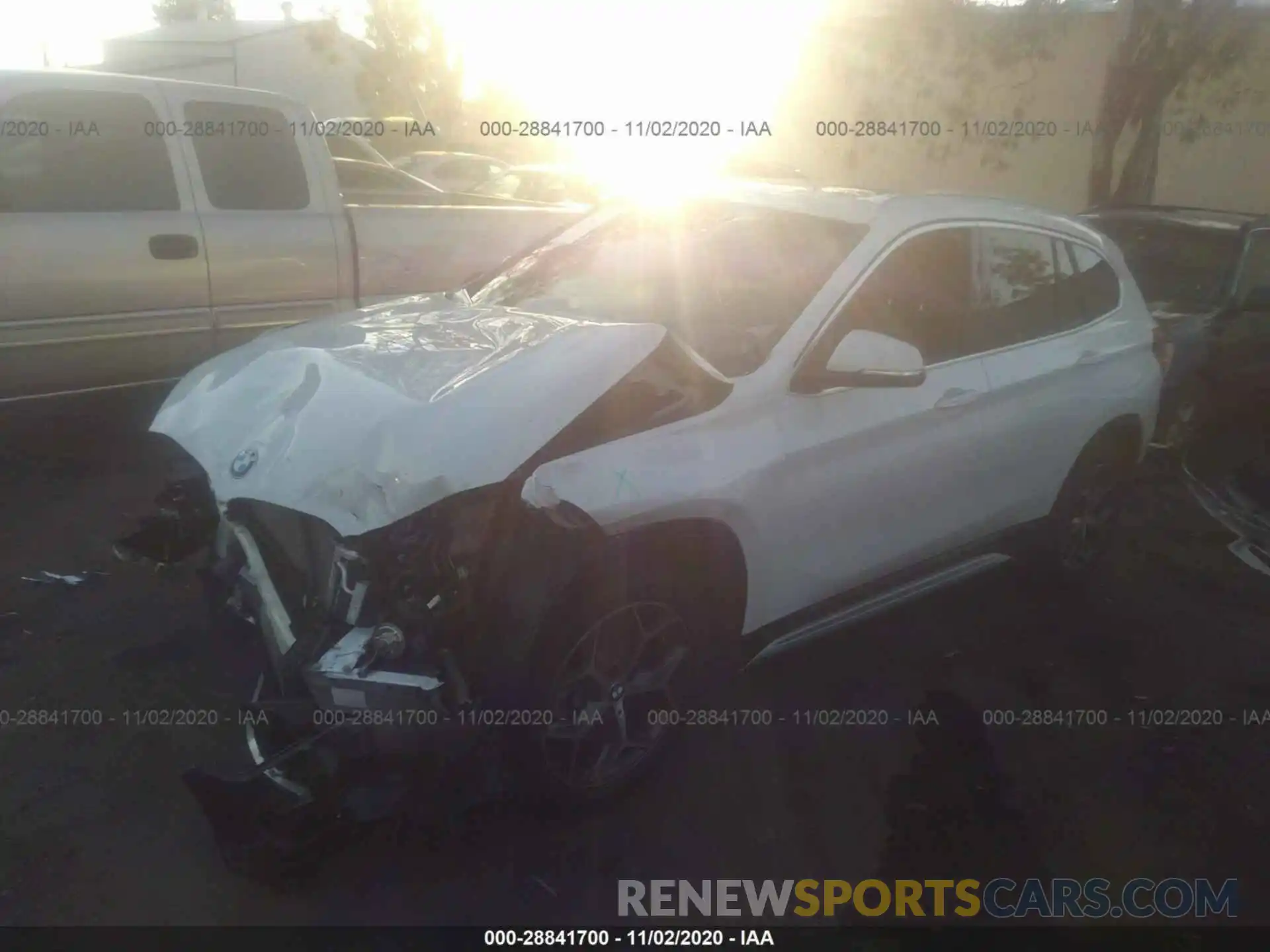 2 Photograph of a damaged car WBXHU7C5XK3H45837 BMW X1 2019