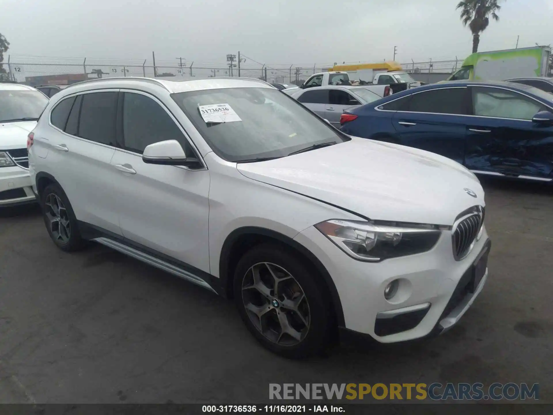 1 Photograph of a damaged car WBXHU7C5XK3H46163 BMW X1 2019