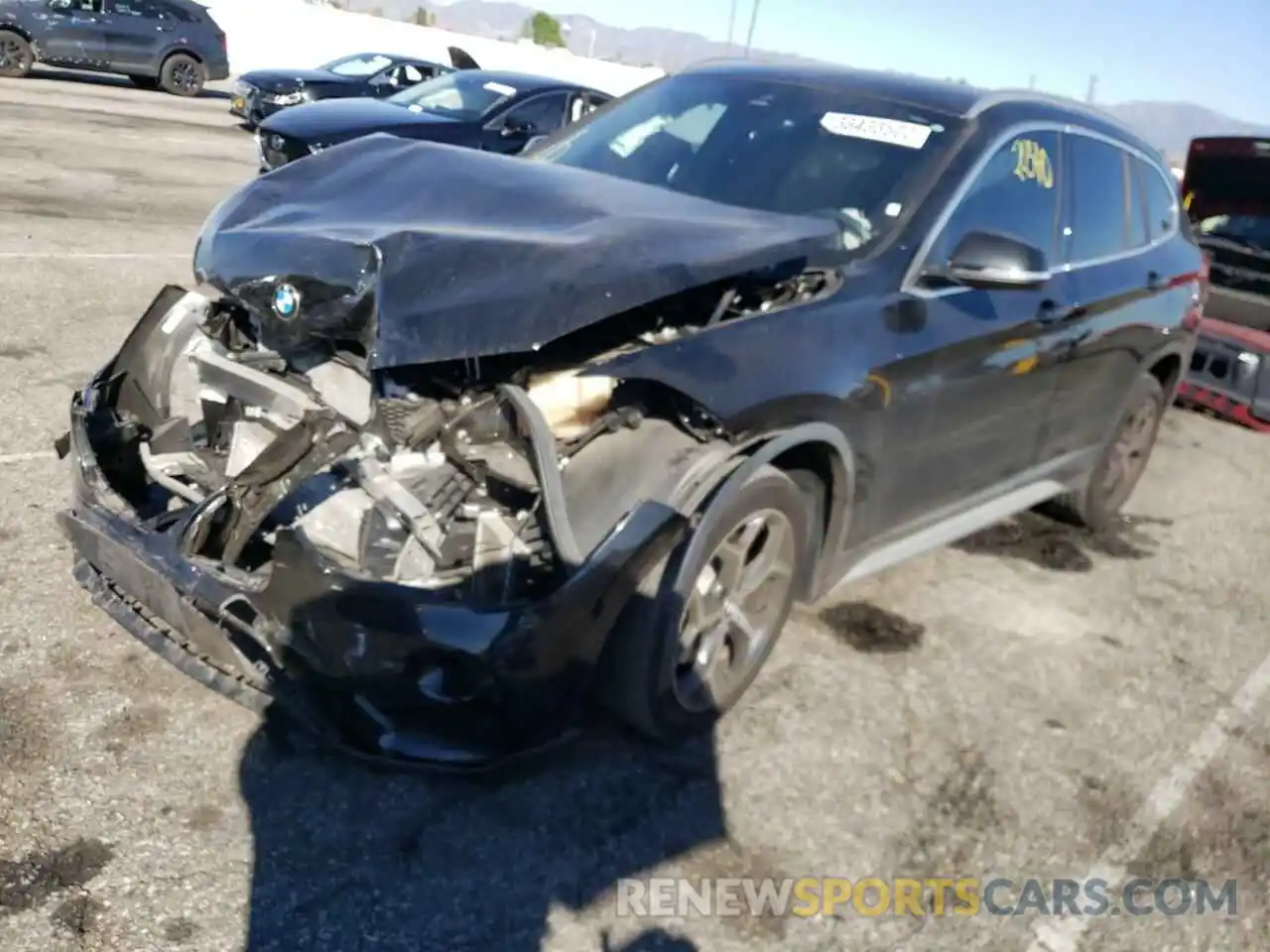 2 Photograph of a damaged car WBXHU7C5XK5L10351 BMW X1 2019