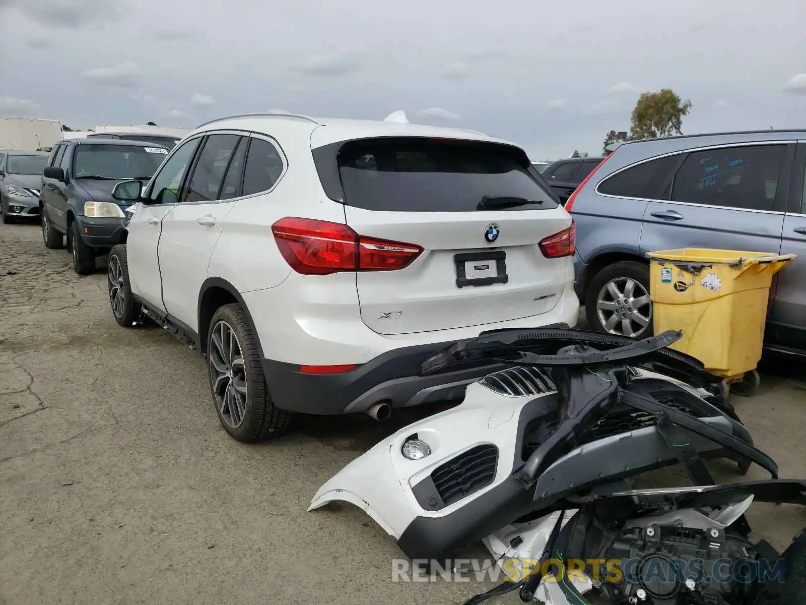 3 Photograph of a damaged car WBXHU7C5XK5N41590 BMW X1 2019