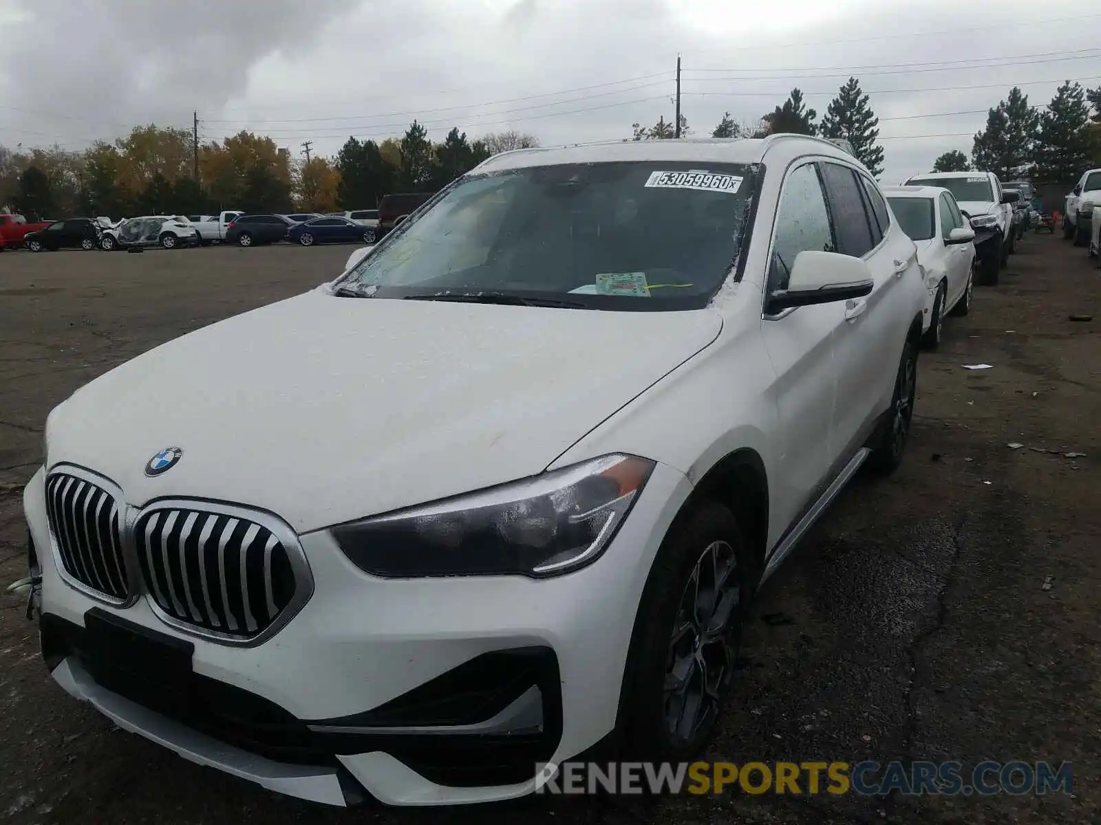 2 Photograph of a damaged car WBXJG7C00L3L81665 BMW X1 2020