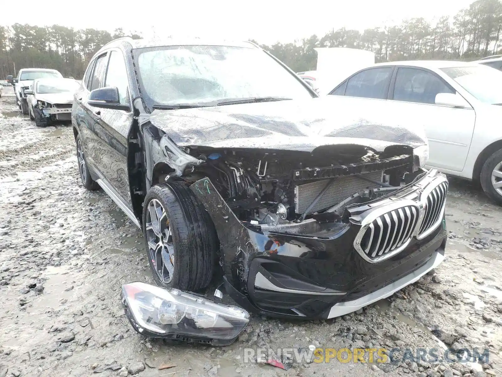 1 Photograph of a damaged car WBXJG7C00L5P24544 BMW X1 2020