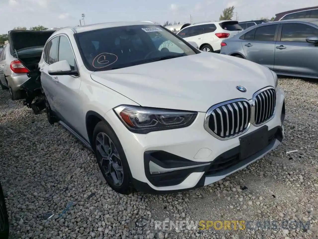 1 Photograph of a damaged car WBXJG7C00L5P38931 BMW X1 2020