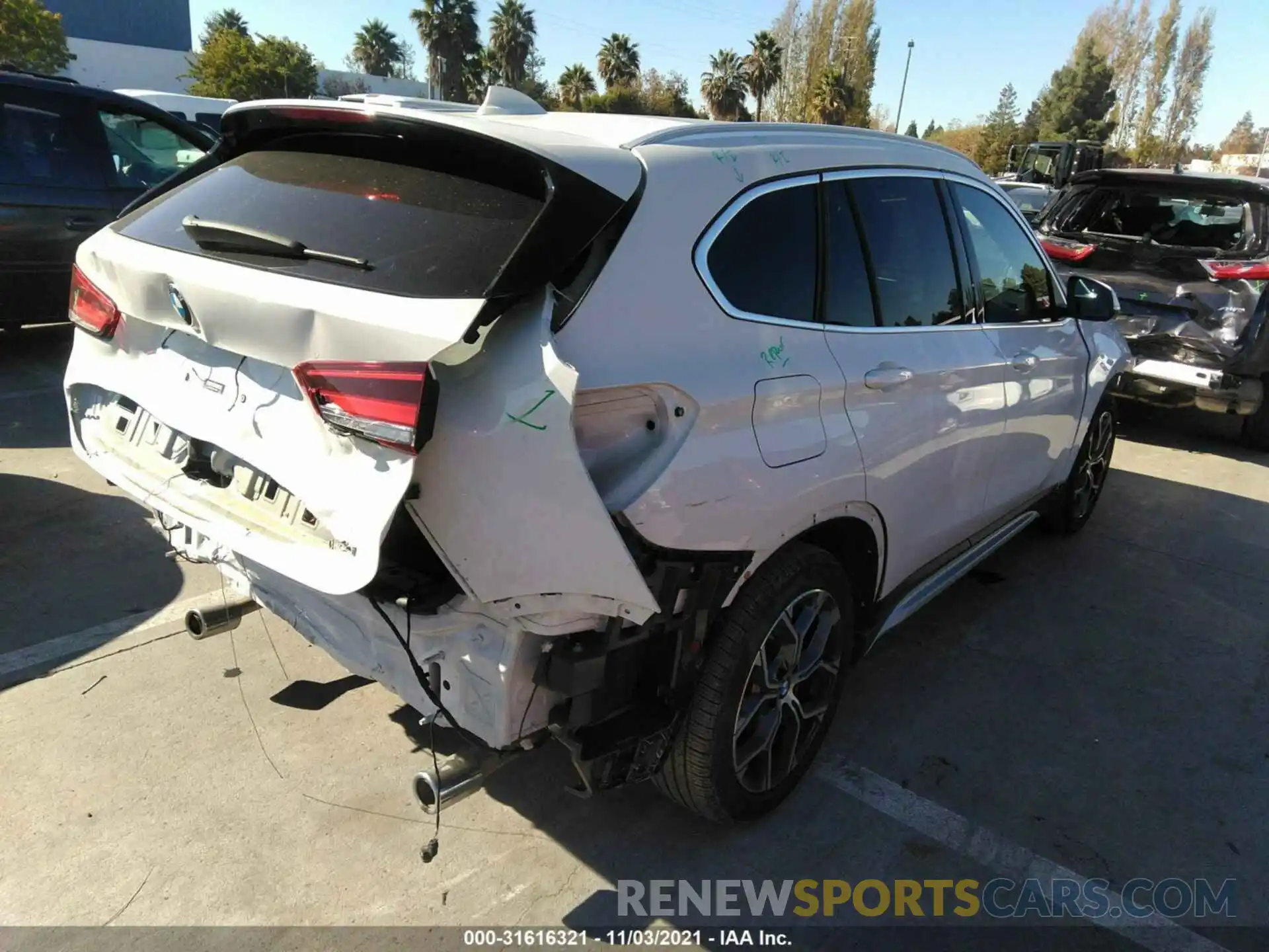 4 Photograph of a damaged car WBXJG7C00L5P44468 BMW X1 2020