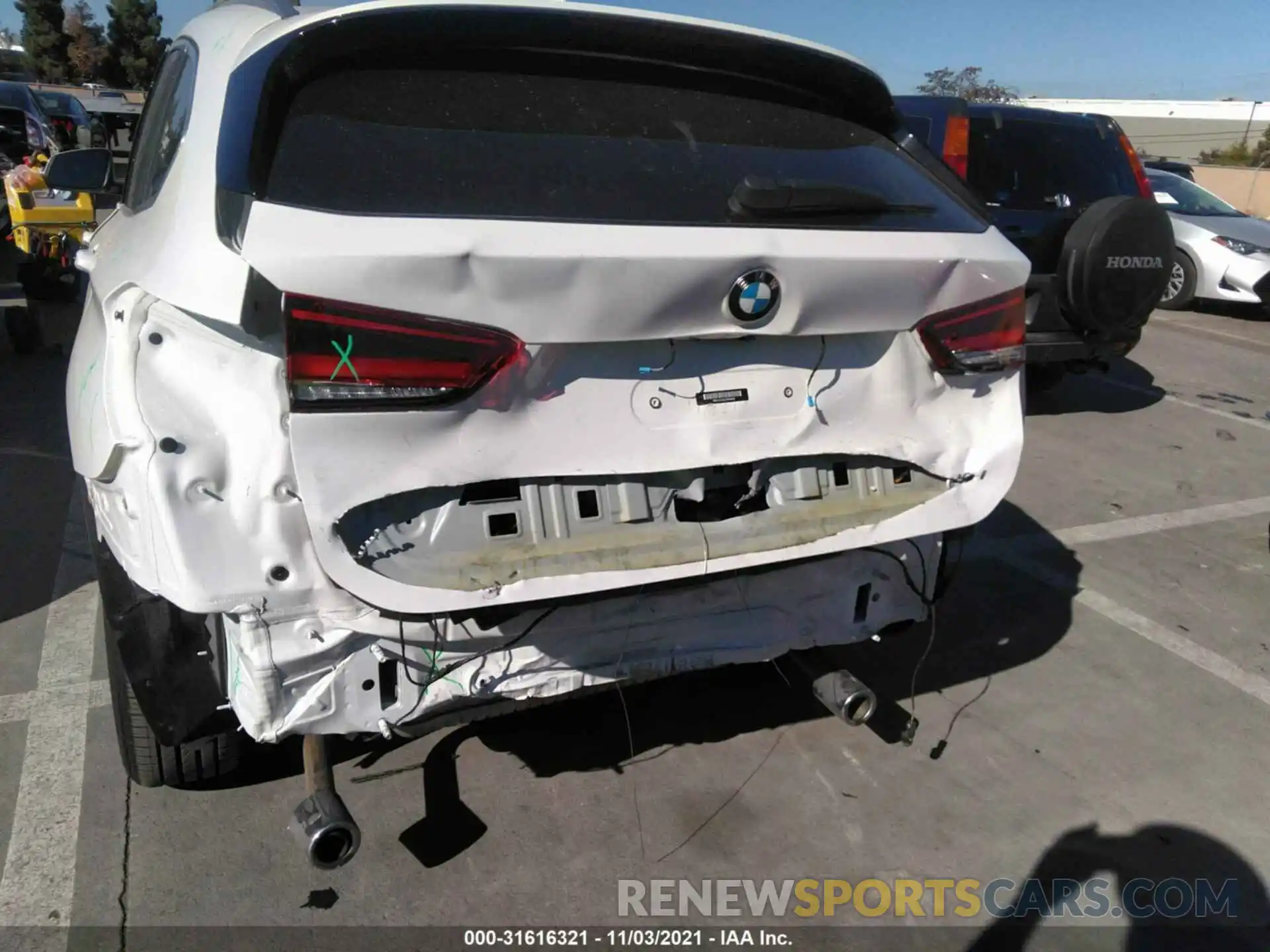 6 Photograph of a damaged car WBXJG7C00L5P44468 BMW X1 2020