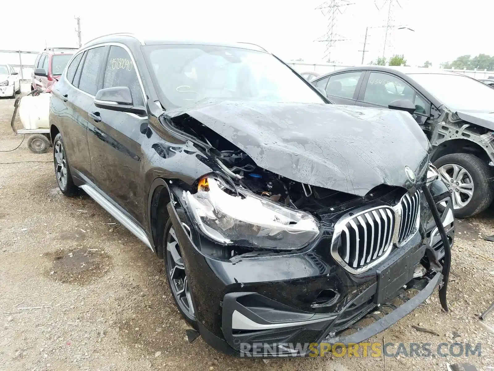 1 Photograph of a damaged car WBXJG7C01L5P23774 BMW X1 2020