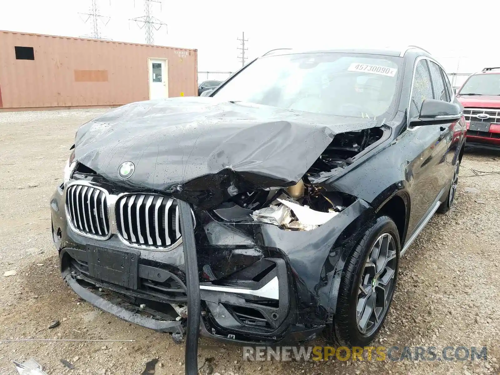 2 Фотография поврежденного автомобиля WBXJG7C01L5P23774 BMW X1 2020