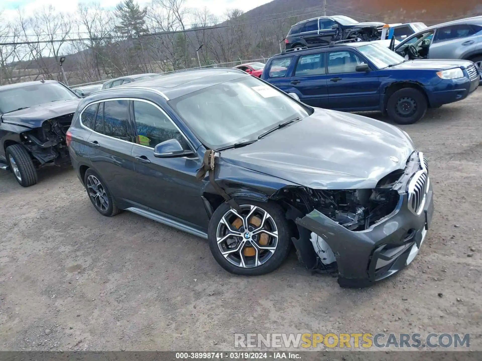 1 Photograph of a damaged car WBXJG7C01L5P49632 BMW X1 2020