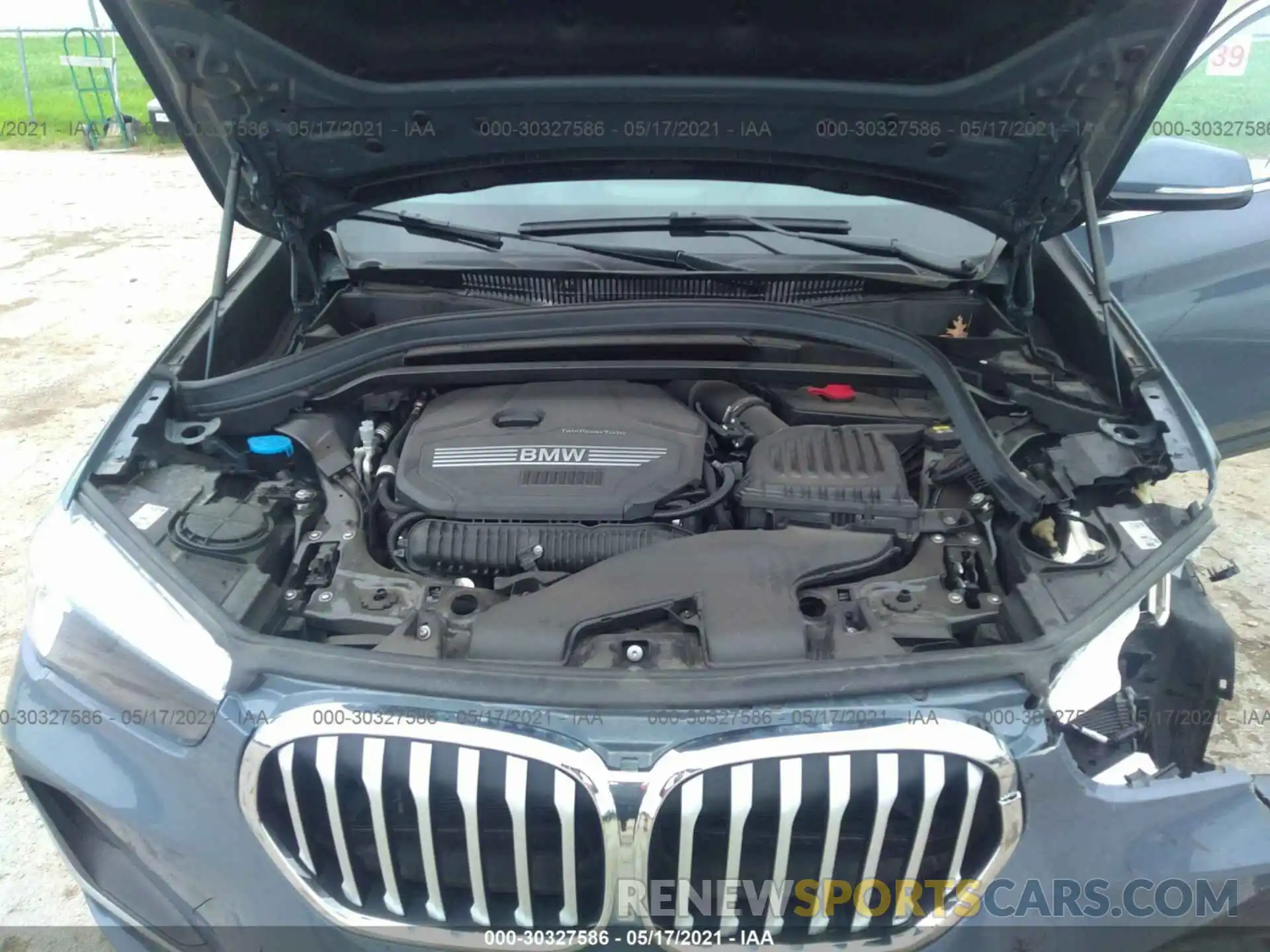 10 Фотография поврежденного автомобиля WBXJG7C01L5P98720 BMW X1 2020