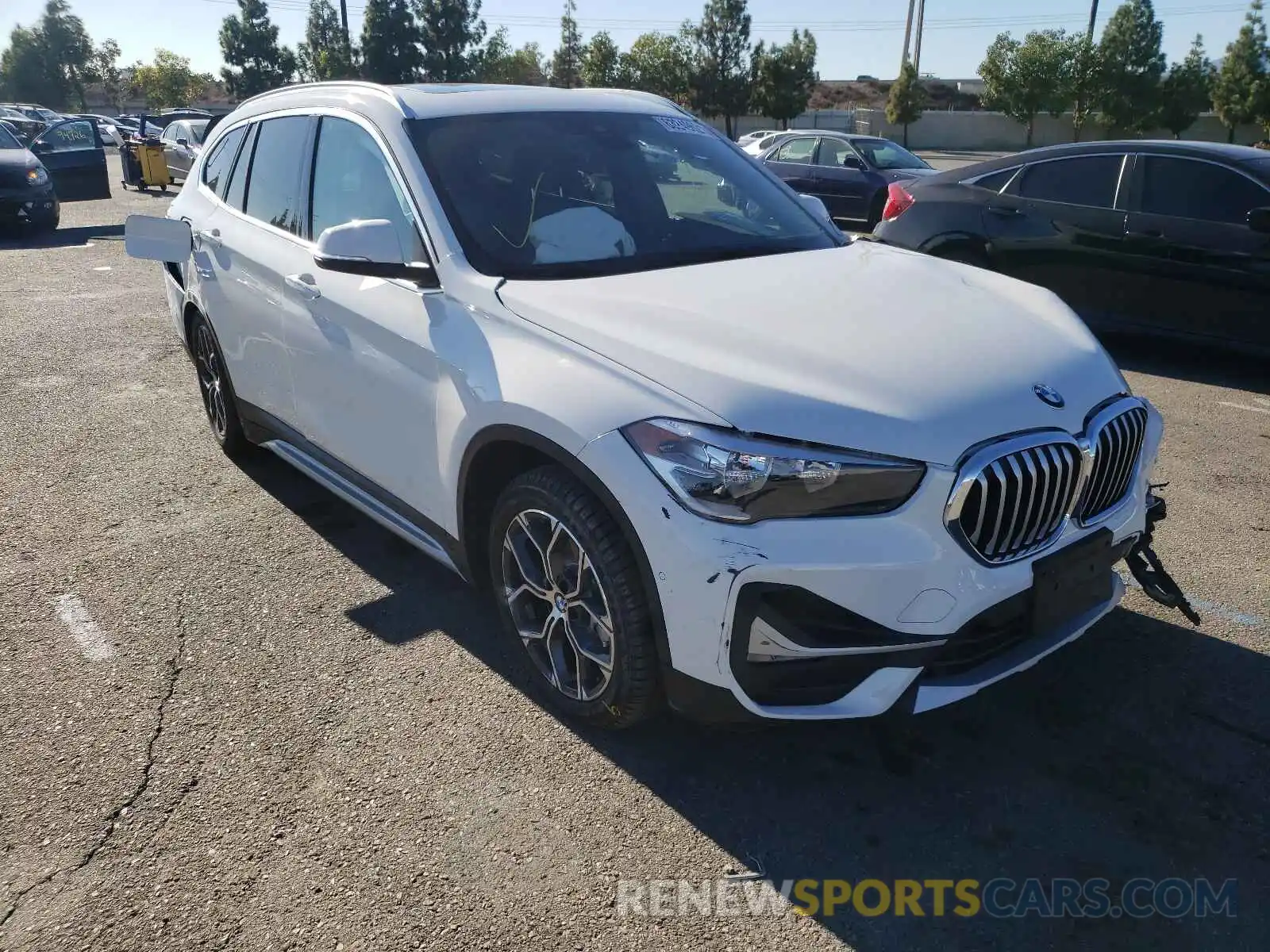 1 Photograph of a damaged car WBXJG7C01L5R88467 BMW X1 2020