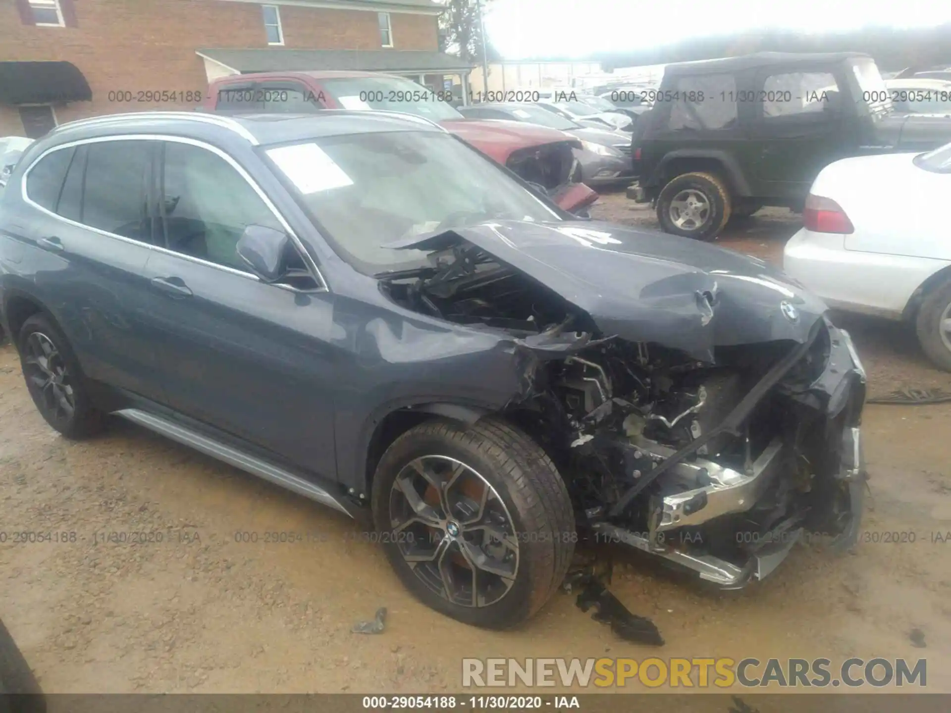 1 Photograph of a damaged car WBXJG7C02L5P52698 BMW X1 2020