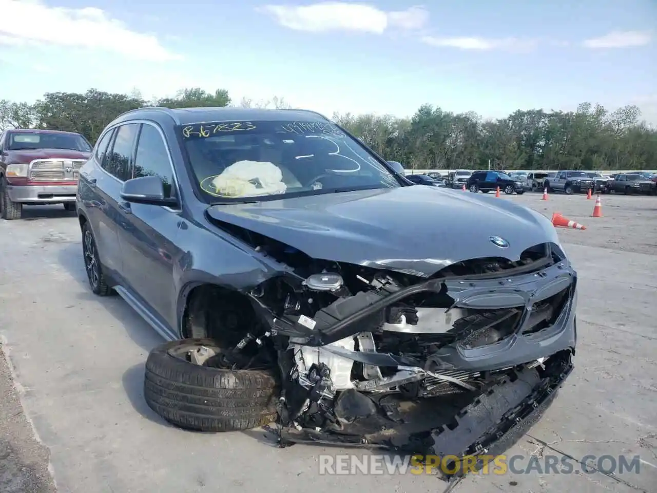 1 Photograph of a damaged car WBXJG7C02L5R67823 BMW X1 2020