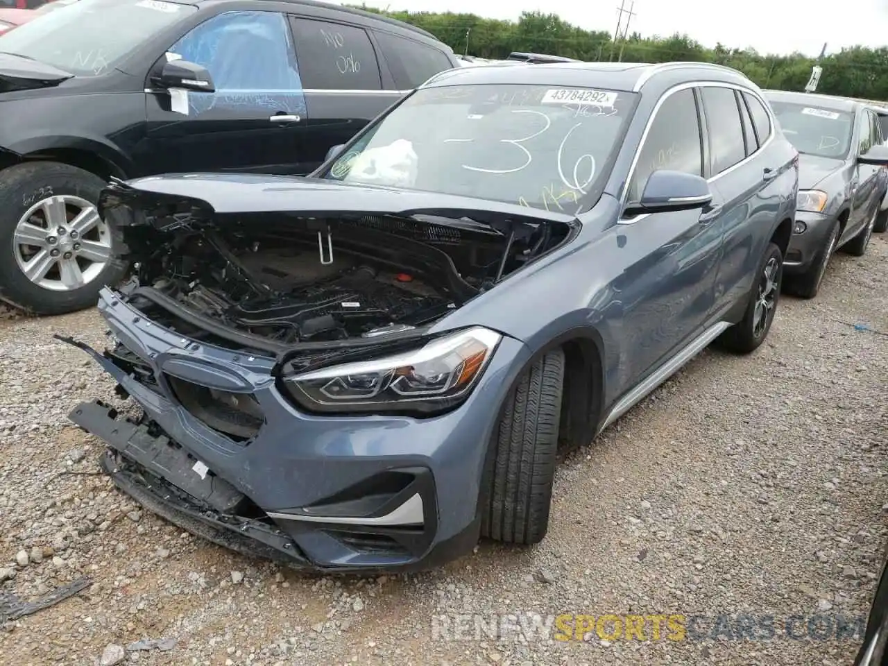 2 Photograph of a damaged car WBXJG7C02L5R67823 BMW X1 2020