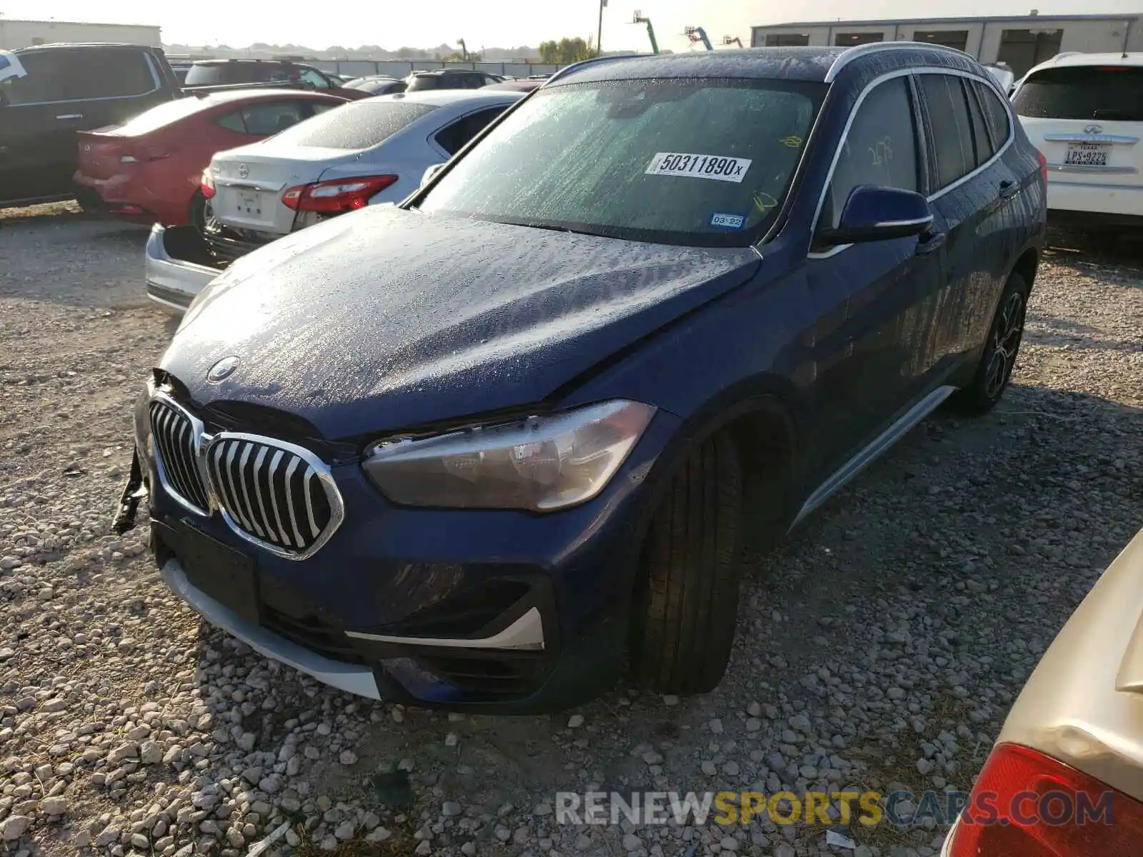 2 Фотография поврежденного автомобиля WBXJG7C03L3L83104 BMW X1 2020