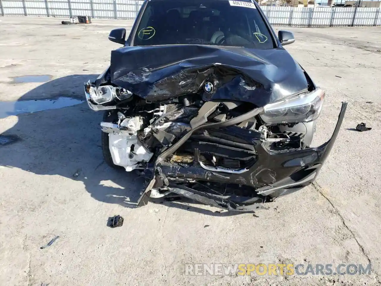 9 Photograph of a damaged car WBXJG7C03L5P32038 BMW X1 2020