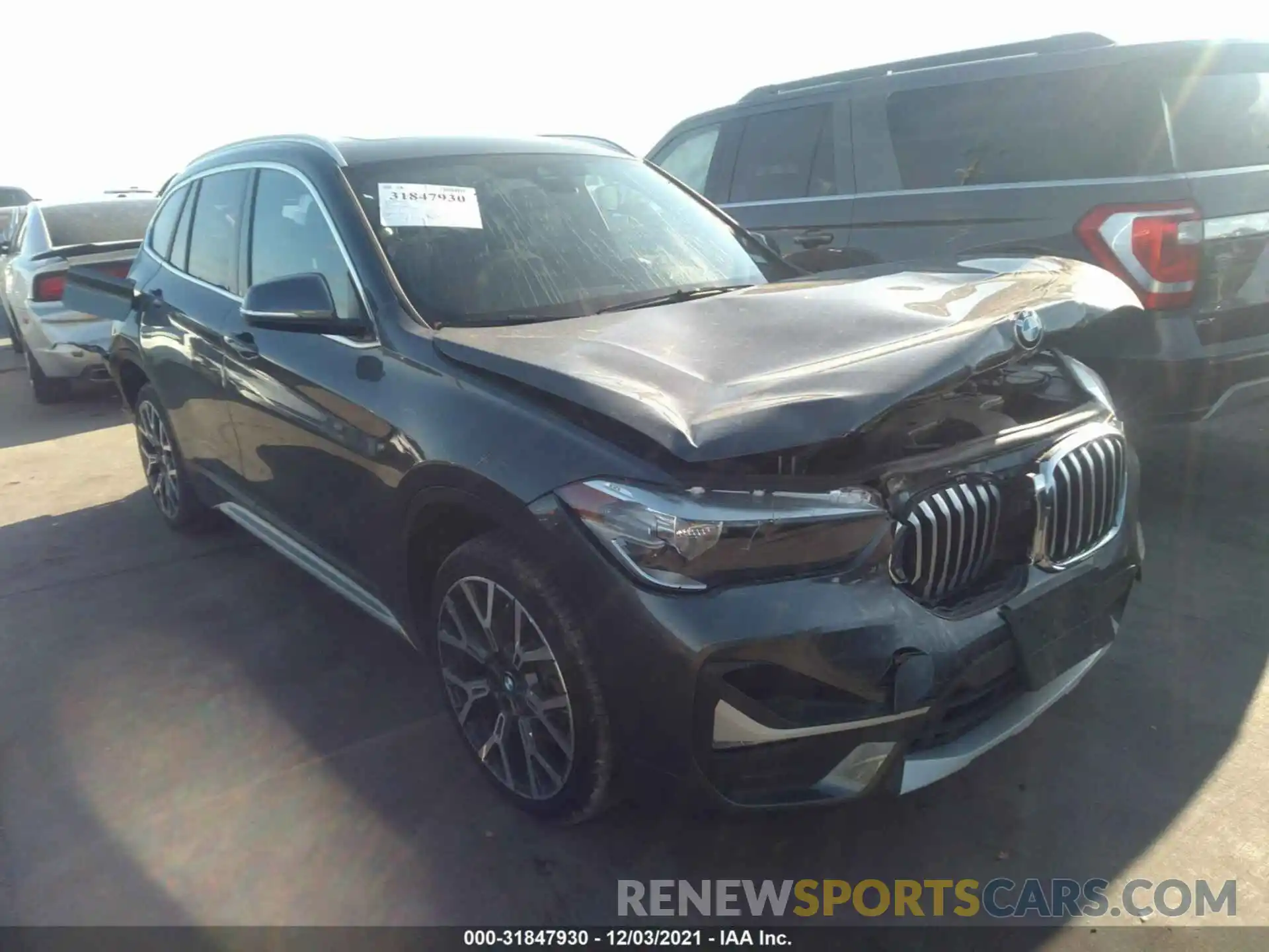 1 Photograph of a damaged car WBXJG7C03L5R53946 BMW X1 2020