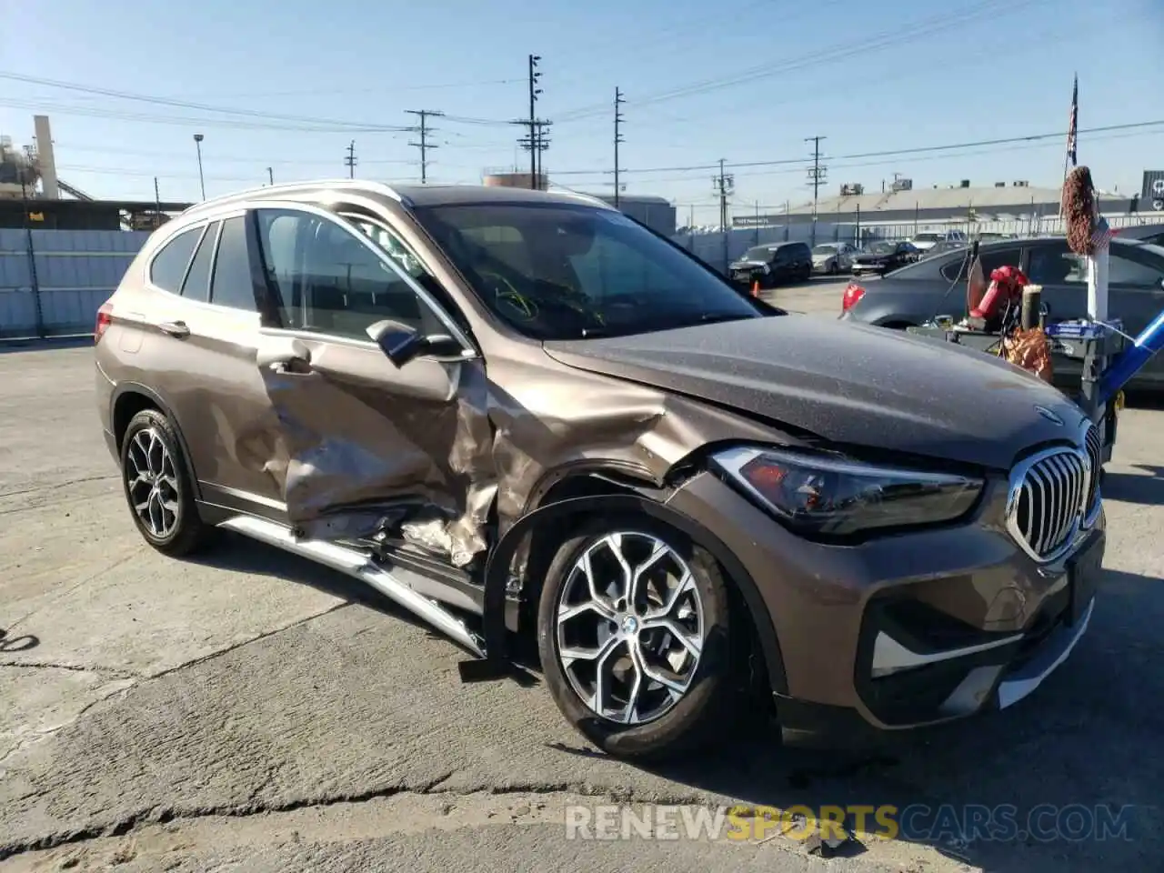 1 Photograph of a damaged car WBXJG7C04L5P42903 BMW X1 2020