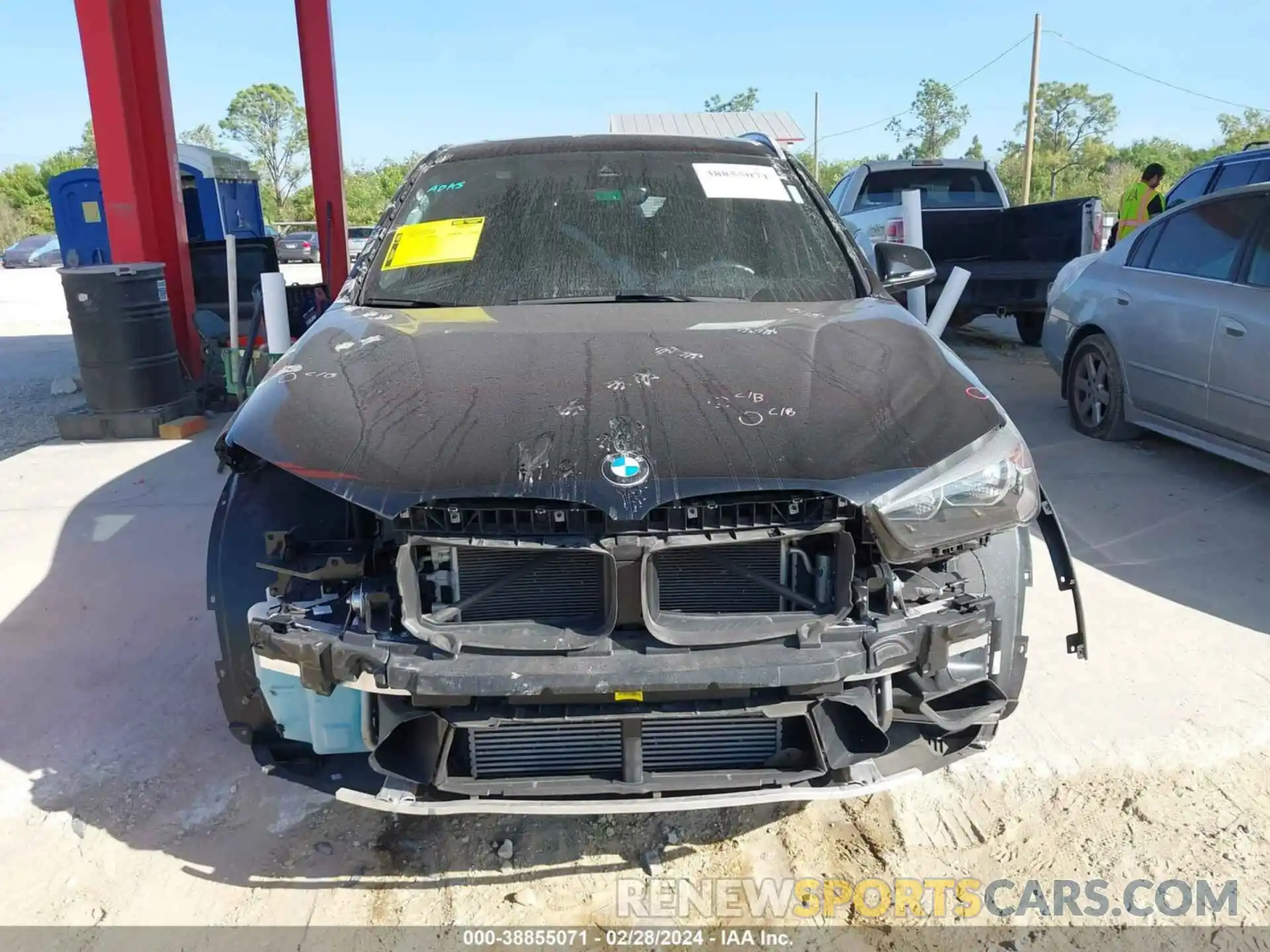 13 Photograph of a damaged car WBXJG7C04L5R69282 BMW X1 2020