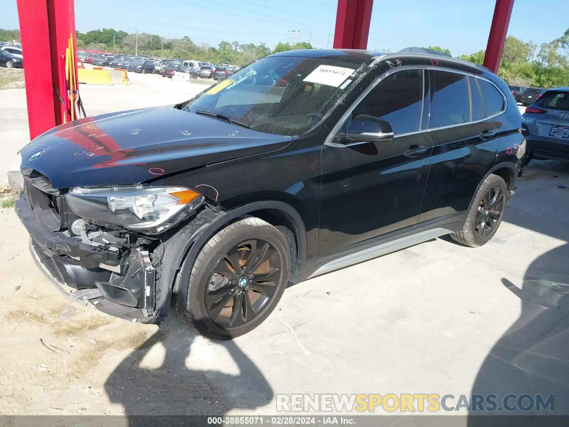 2 Photograph of a damaged car WBXJG7C04L5R69282 BMW X1 2020