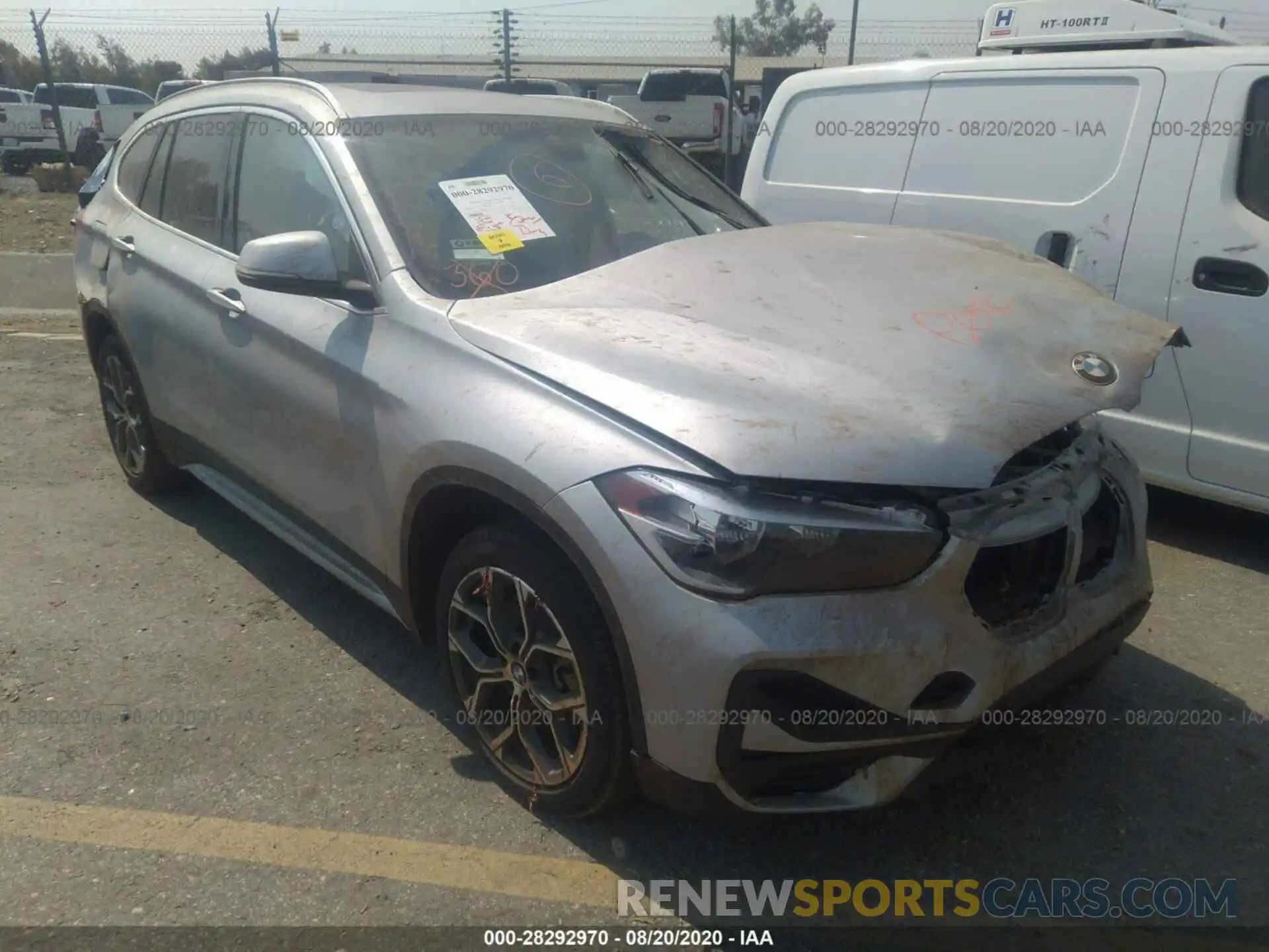 1 Photograph of a damaged car WBXJG7C05L5P47768 BMW X1 2020