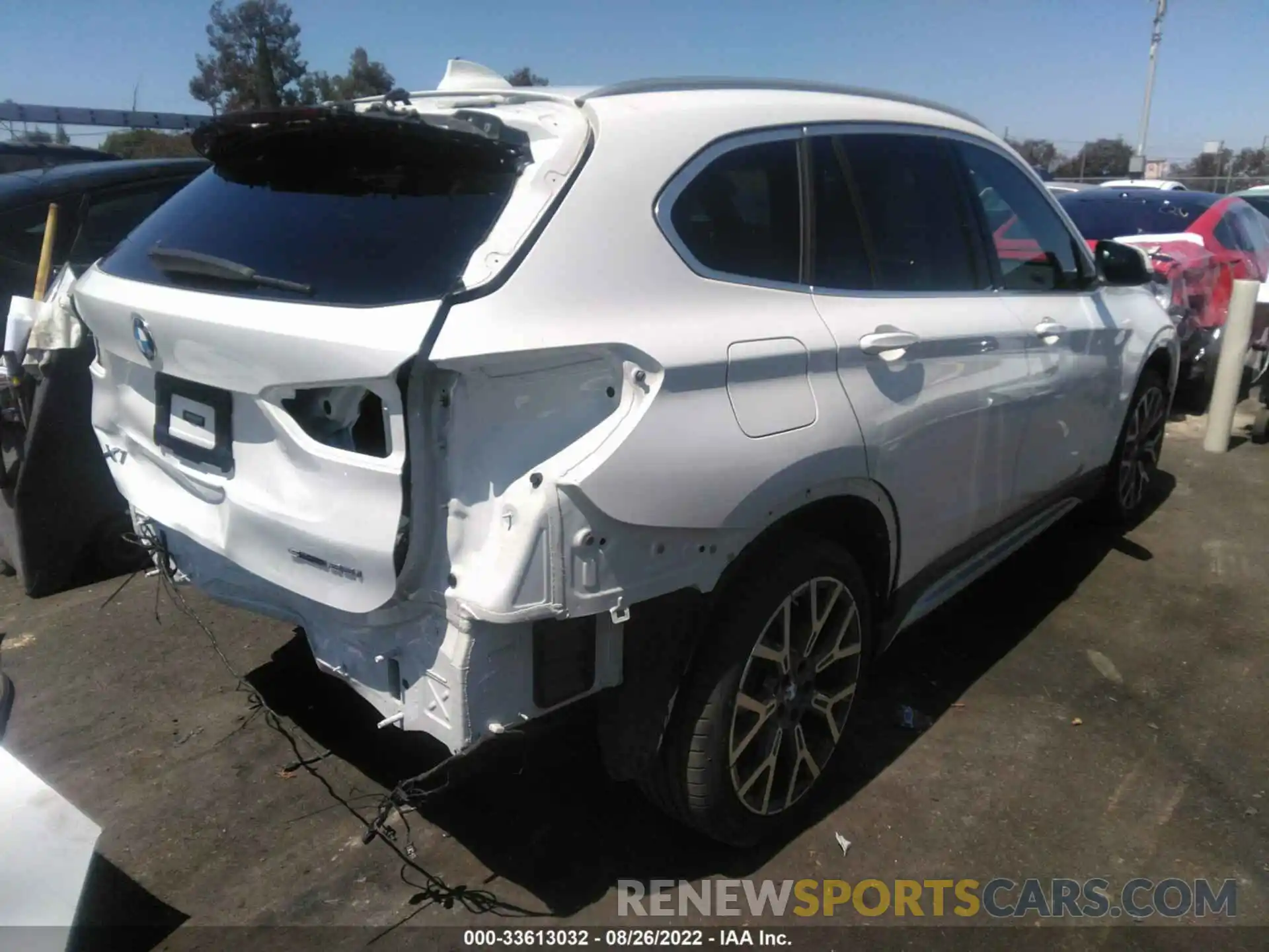 4 Photograph of a damaged car WBXJG7C05L5P53229 BMW X1 2020