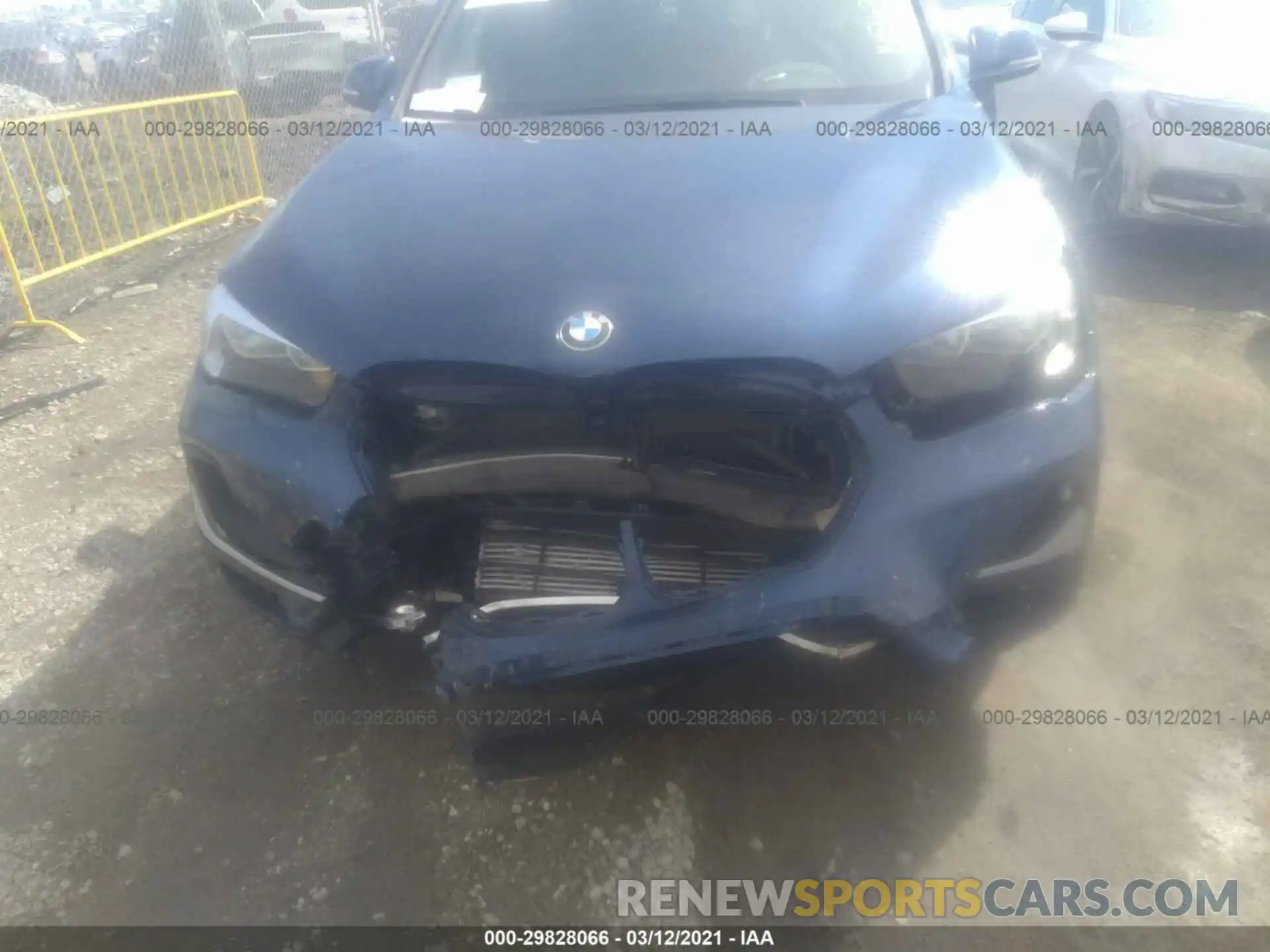 6 Photograph of a damaged car WBXJG7C06L3L83095 BMW X1 2020