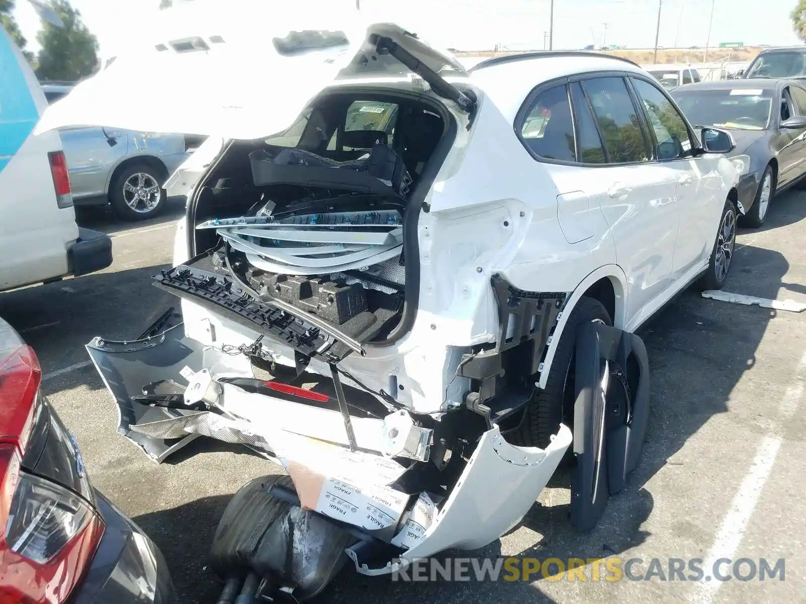 4 Photograph of a damaged car WBXJG7C06L5P24628 BMW X1 2020