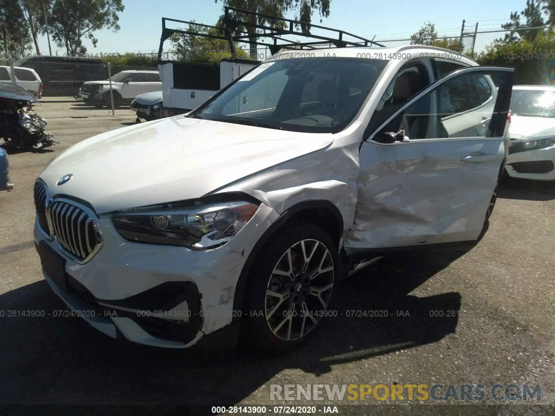 2 Photograph of a damaged car WBXJG7C06L5P98650 BMW X1 2020