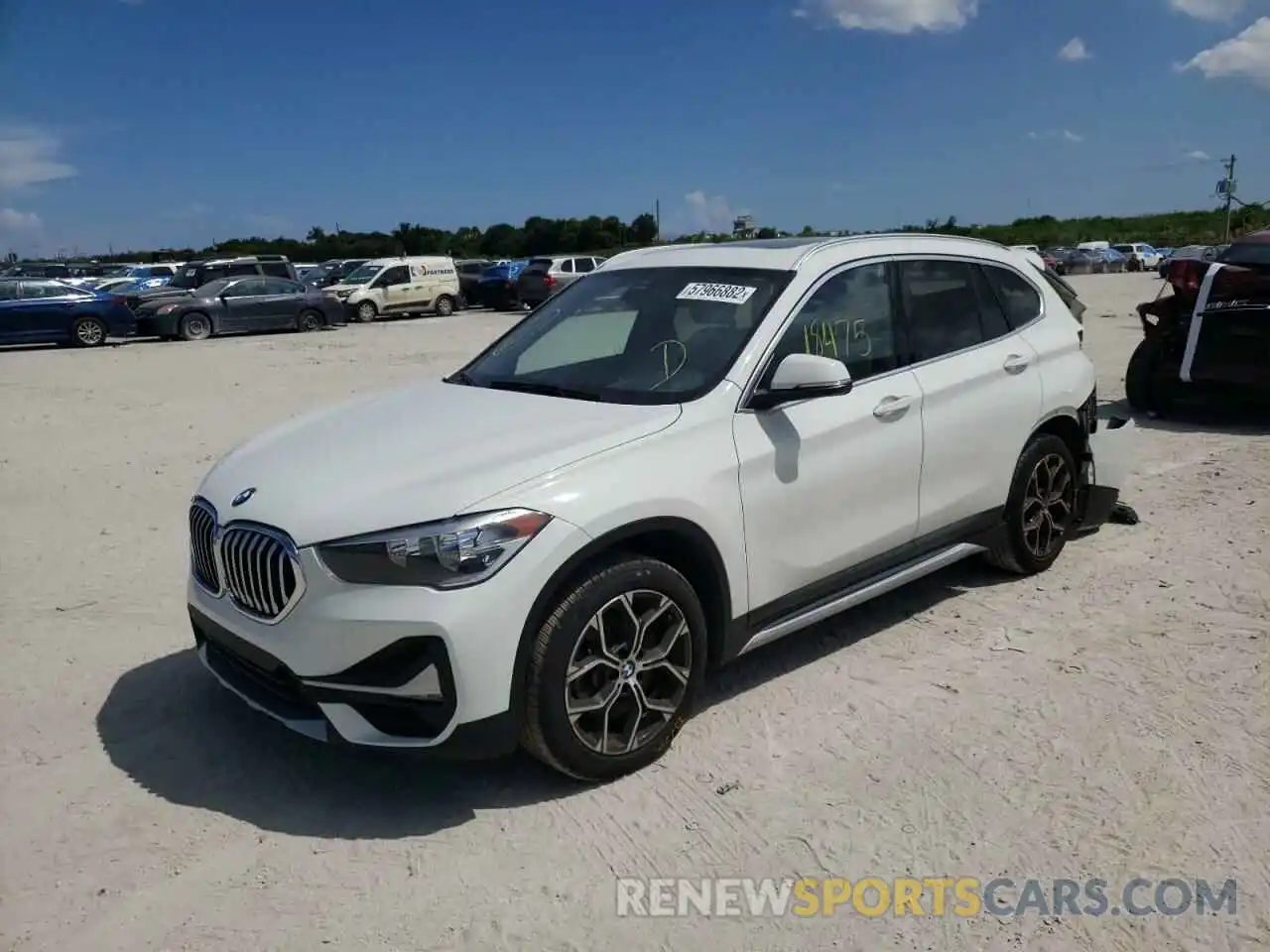 2 Photograph of a damaged car WBXJG7C07L5P30339 BMW X1 2020