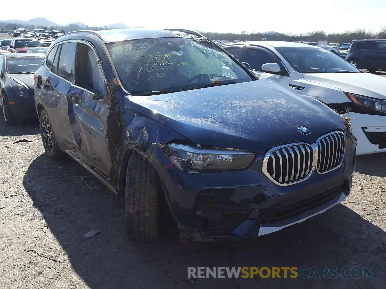 1 Photograph of a damaged car WBXJG7C07L5P48839 BMW X1 2020