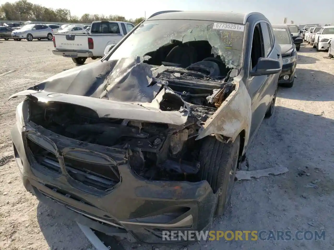 9 Photograph of a damaged car WBXJG7C08L3L92803 BMW X1 2020