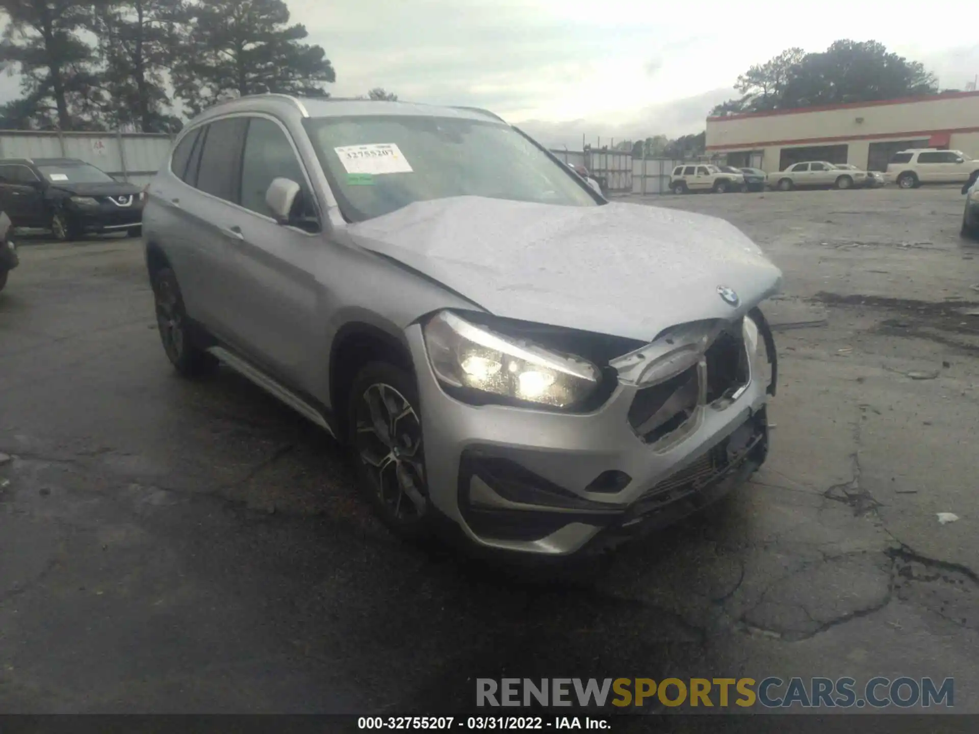 1 Photograph of a damaged car WBXJG7C08L5P28499 BMW X1 2020