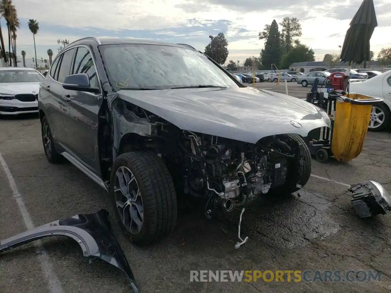 1 Photograph of a damaged car WBXJG7C08L5P31208 BMW X1 2020