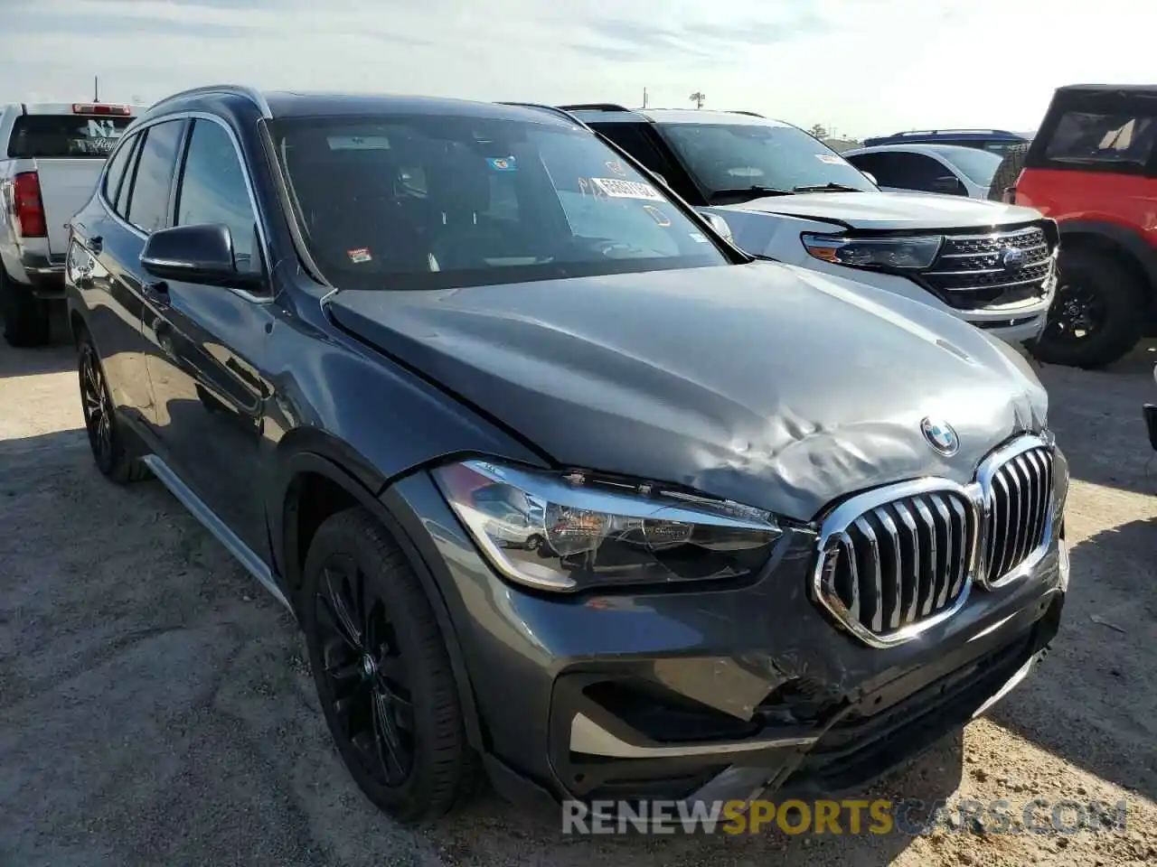 1 Photograph of a damaged car WBXJG7C08L5P57503 BMW X1 2020