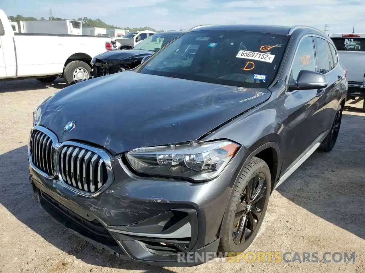 2 Photograph of a damaged car WBXJG7C08L5P57503 BMW X1 2020