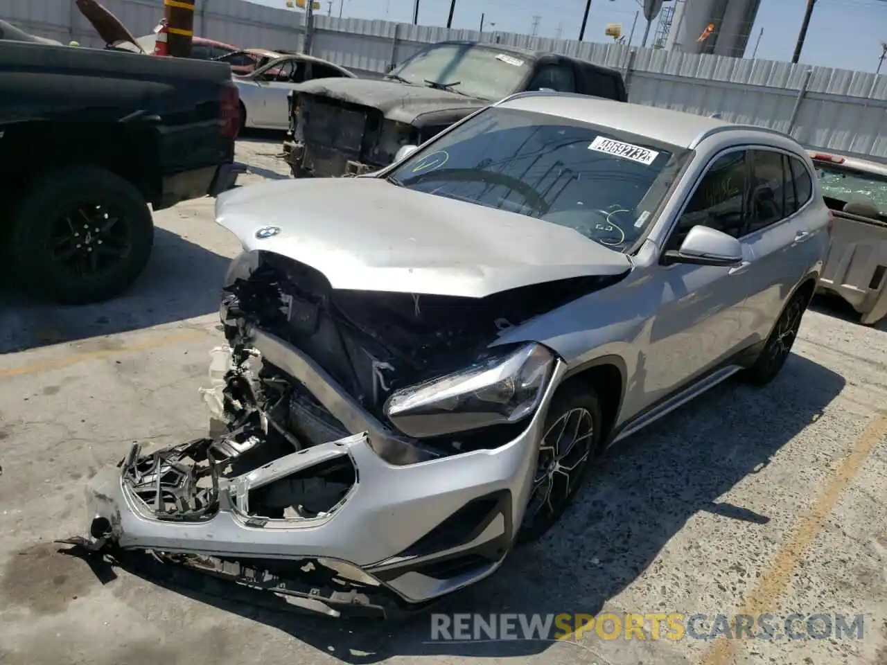 2 Photograph of a damaged car WBXJG7C09L5P30696 BMW X1 2020