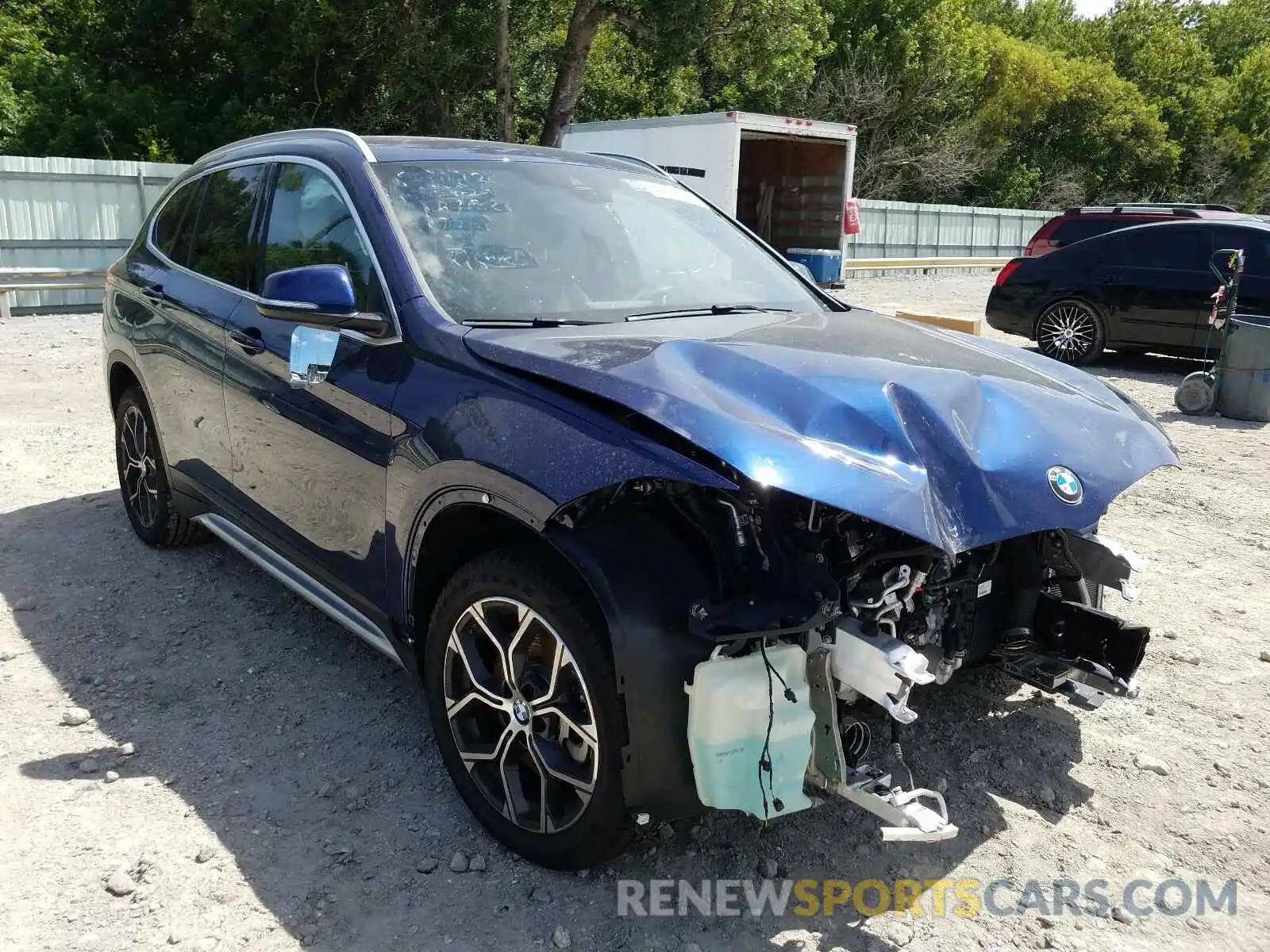 1 Photograph of a damaged car WBXJG7C09L5P30973 BMW X1 2020