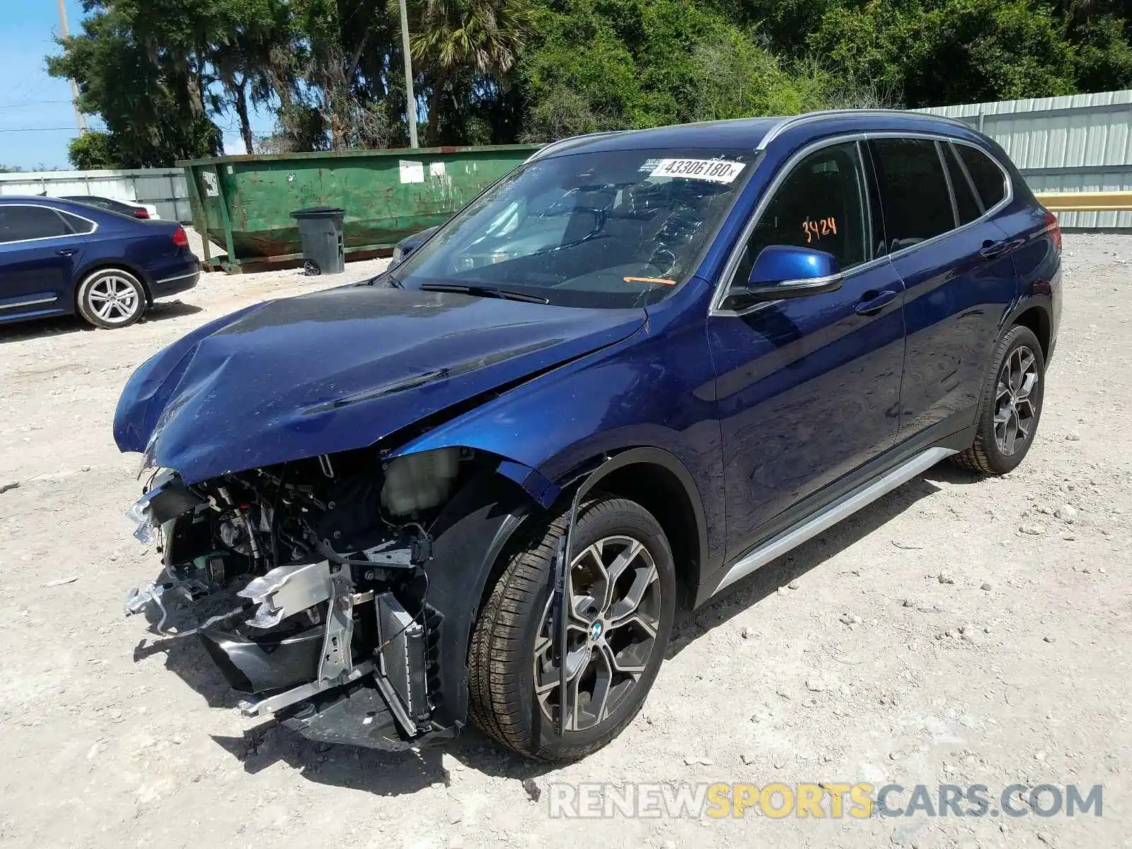 2 Photograph of a damaged car WBXJG7C09L5P30973 BMW X1 2020