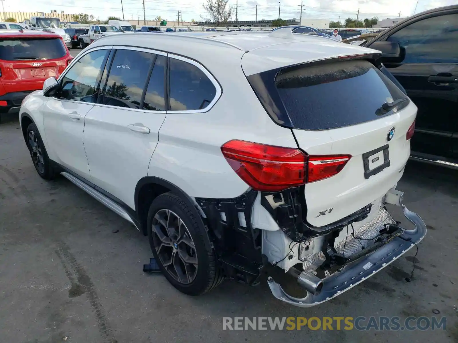 3 Photograph of a damaged car WBXJG7C09L5P31346 BMW X1 2020