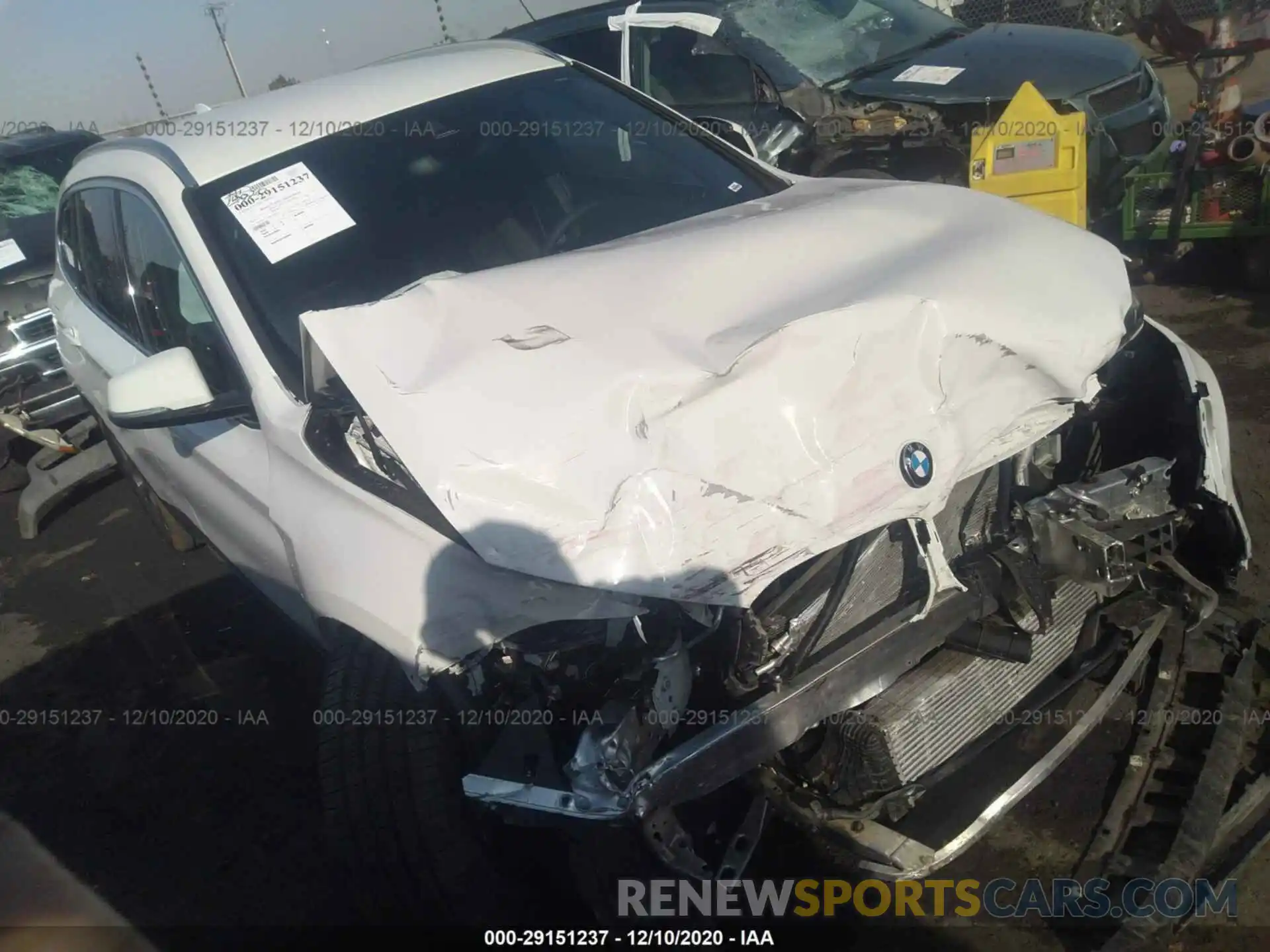 1 Photograph of a damaged car WBXJG7C09L5R79645 BMW X1 2020