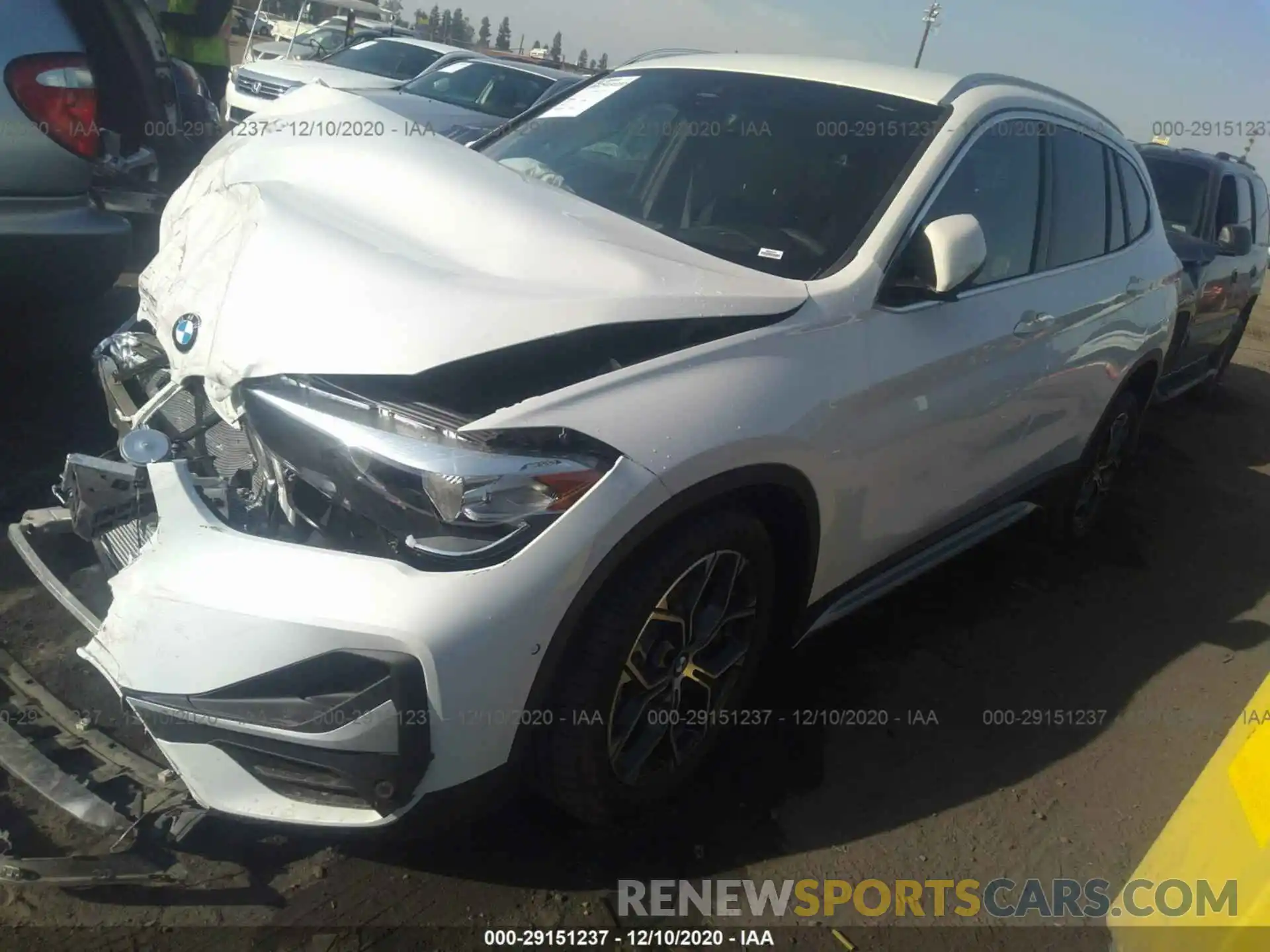 2 Photograph of a damaged car WBXJG7C09L5R79645 BMW X1 2020