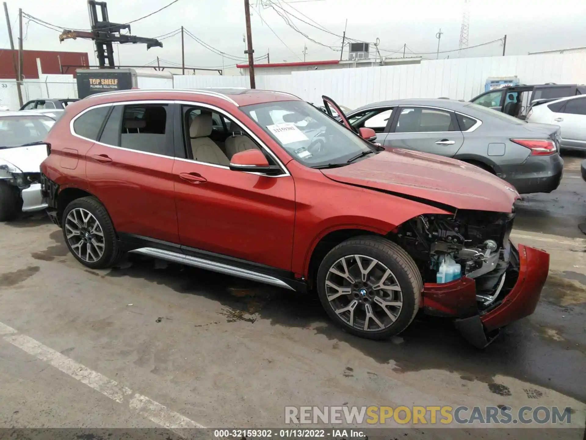 1 Photograph of a damaged car WBXJG7C09L5R99958 BMW X1 2020