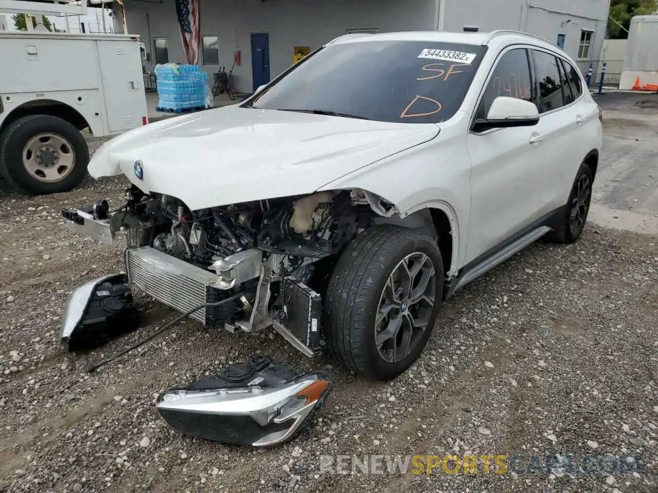 2 Photograph of a damaged car WBXJG9C00L3M29046 BMW X1 2020