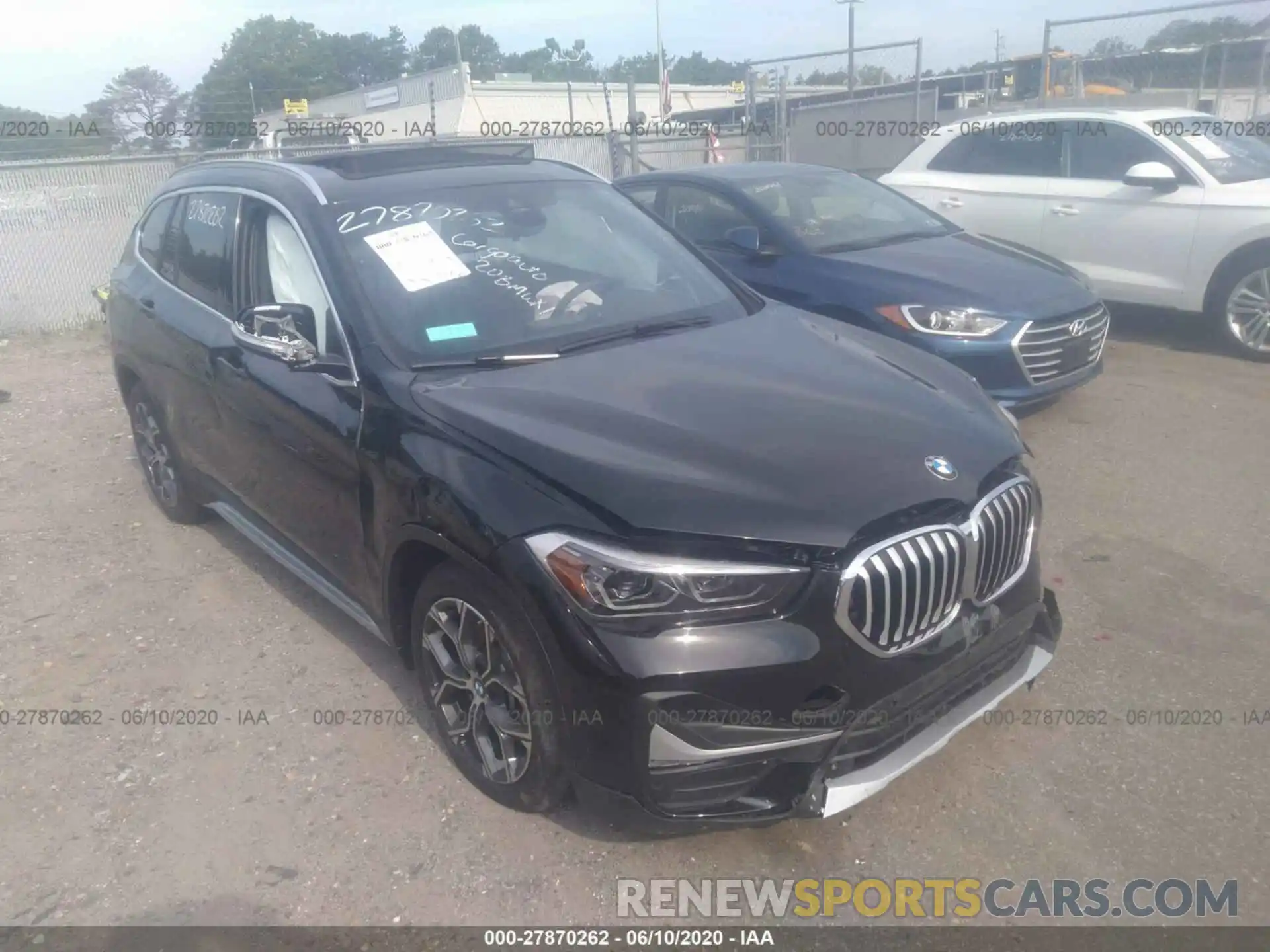 1 Photograph of a damaged car WBXJG9C00L5P27634 BMW X1 2020