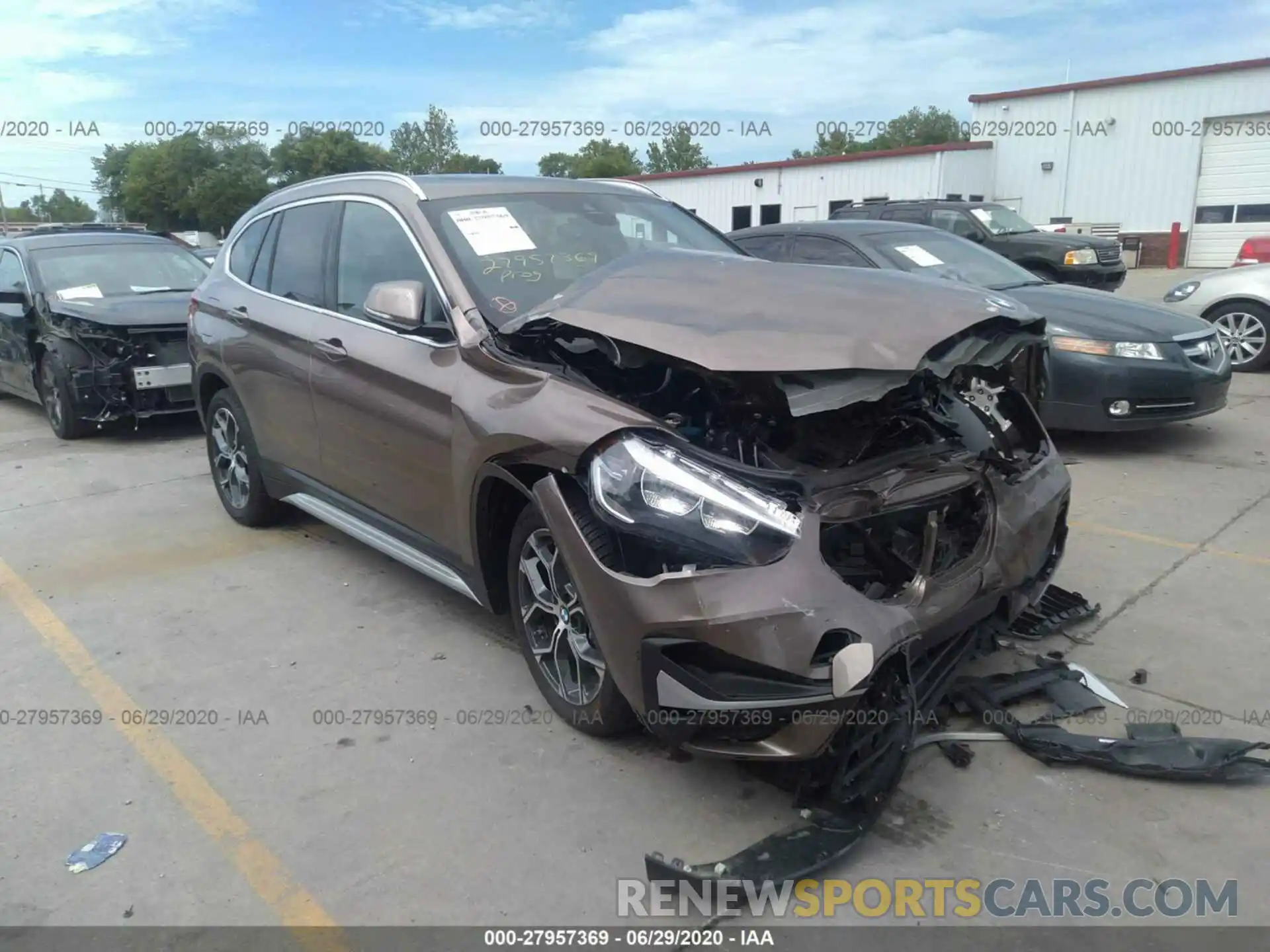 1 Photograph of a damaged car WBXJG9C00L5P63811 BMW X1 2020