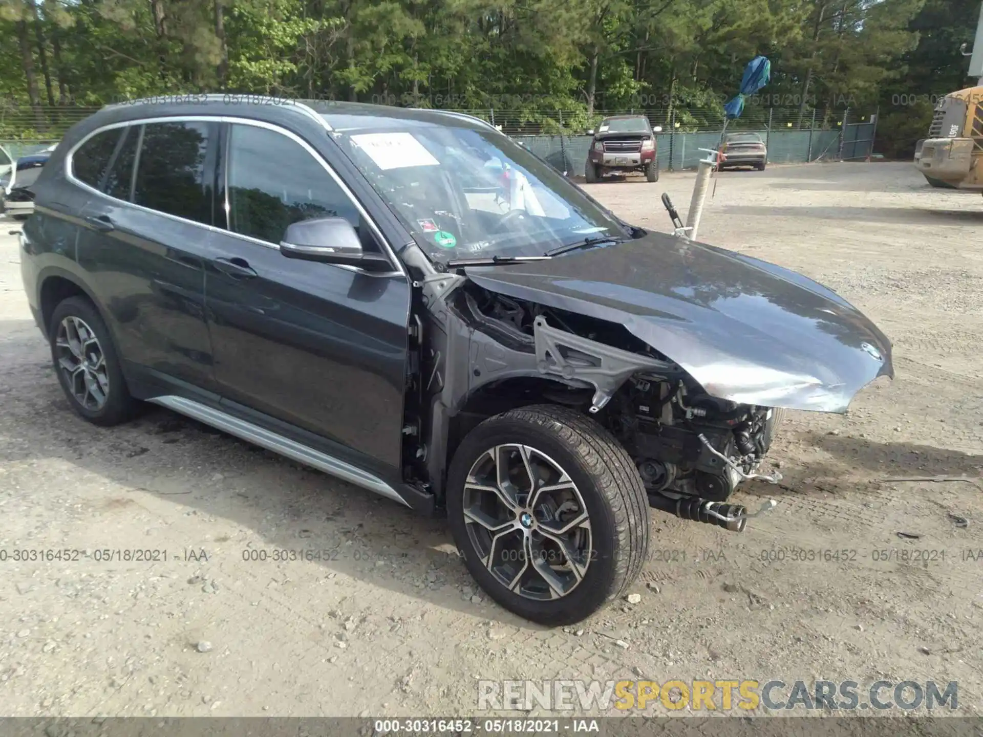 1 Photograph of a damaged car WBXJG9C00L5P74968 BMW X1 2020