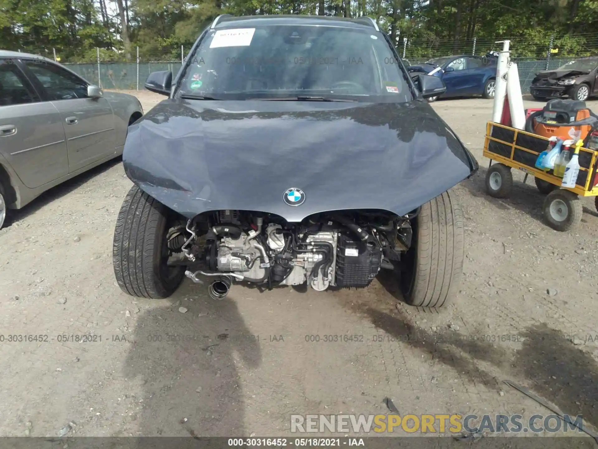 6 Фотография поврежденного автомобиля WBXJG9C00L5P74968 BMW X1 2020