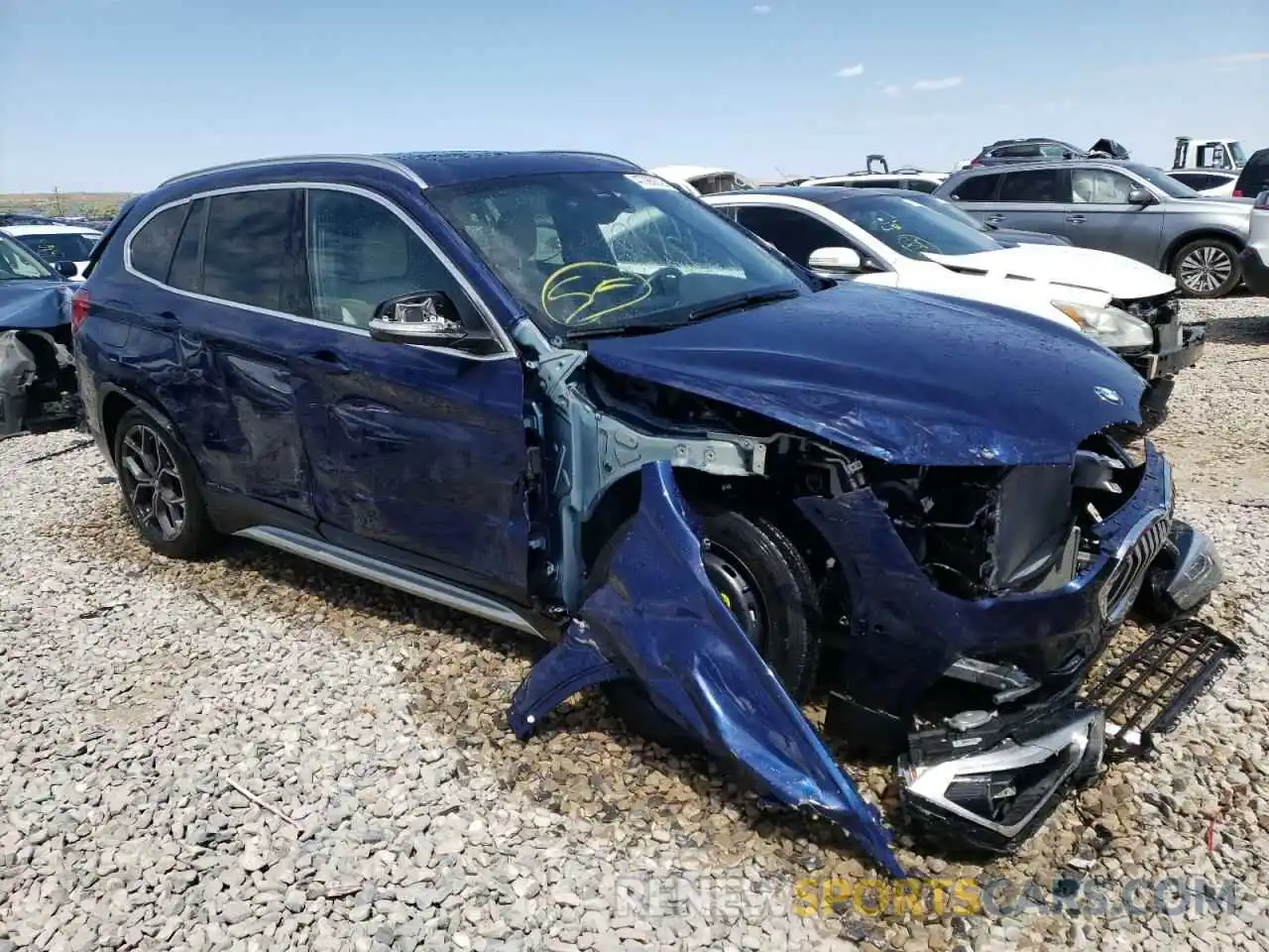 1 Photograph of a damaged car WBXJG9C00L5P75635 BMW X1 2020