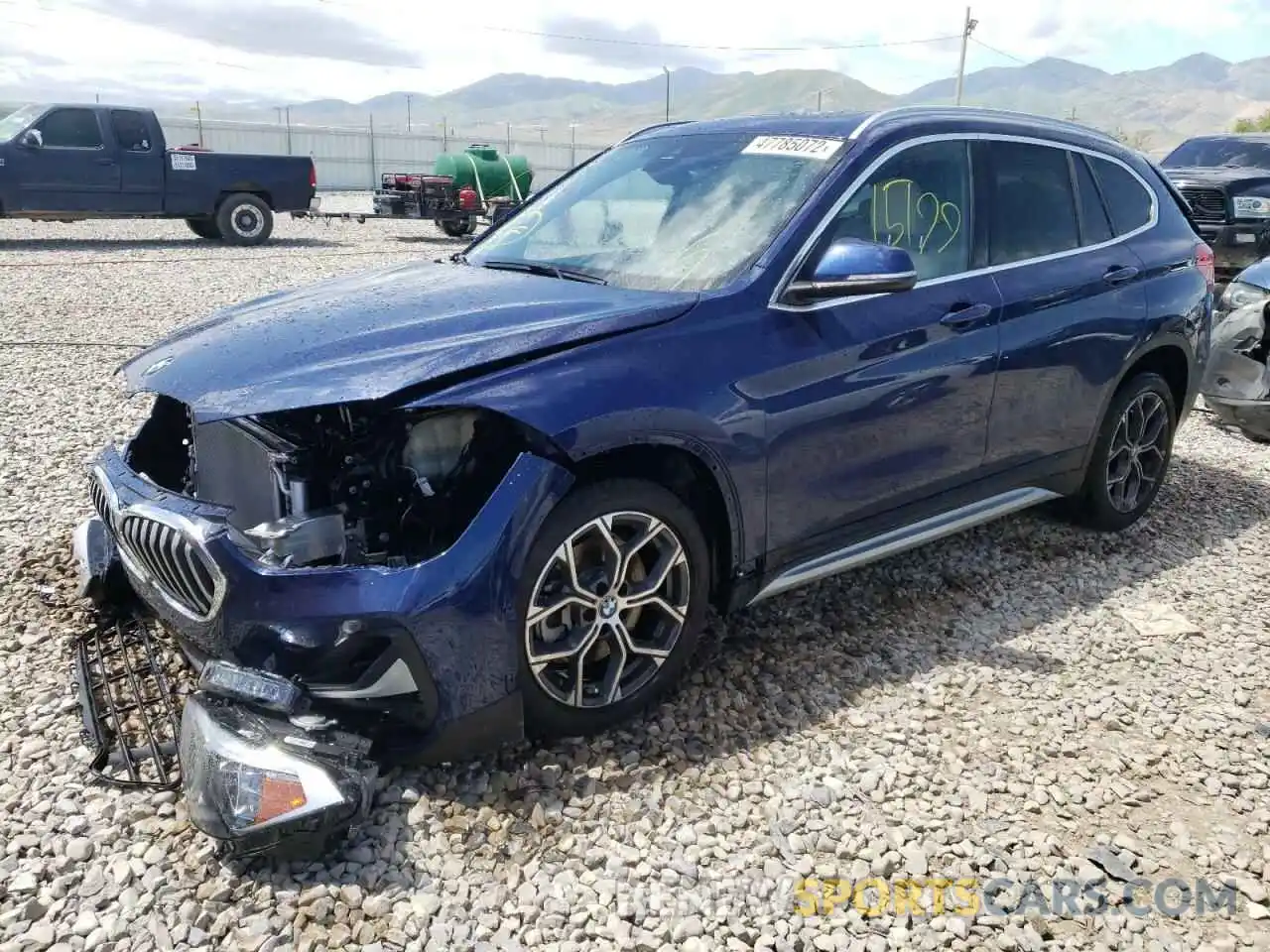 2 Photograph of a damaged car WBXJG9C00L5P75635 BMW X1 2020