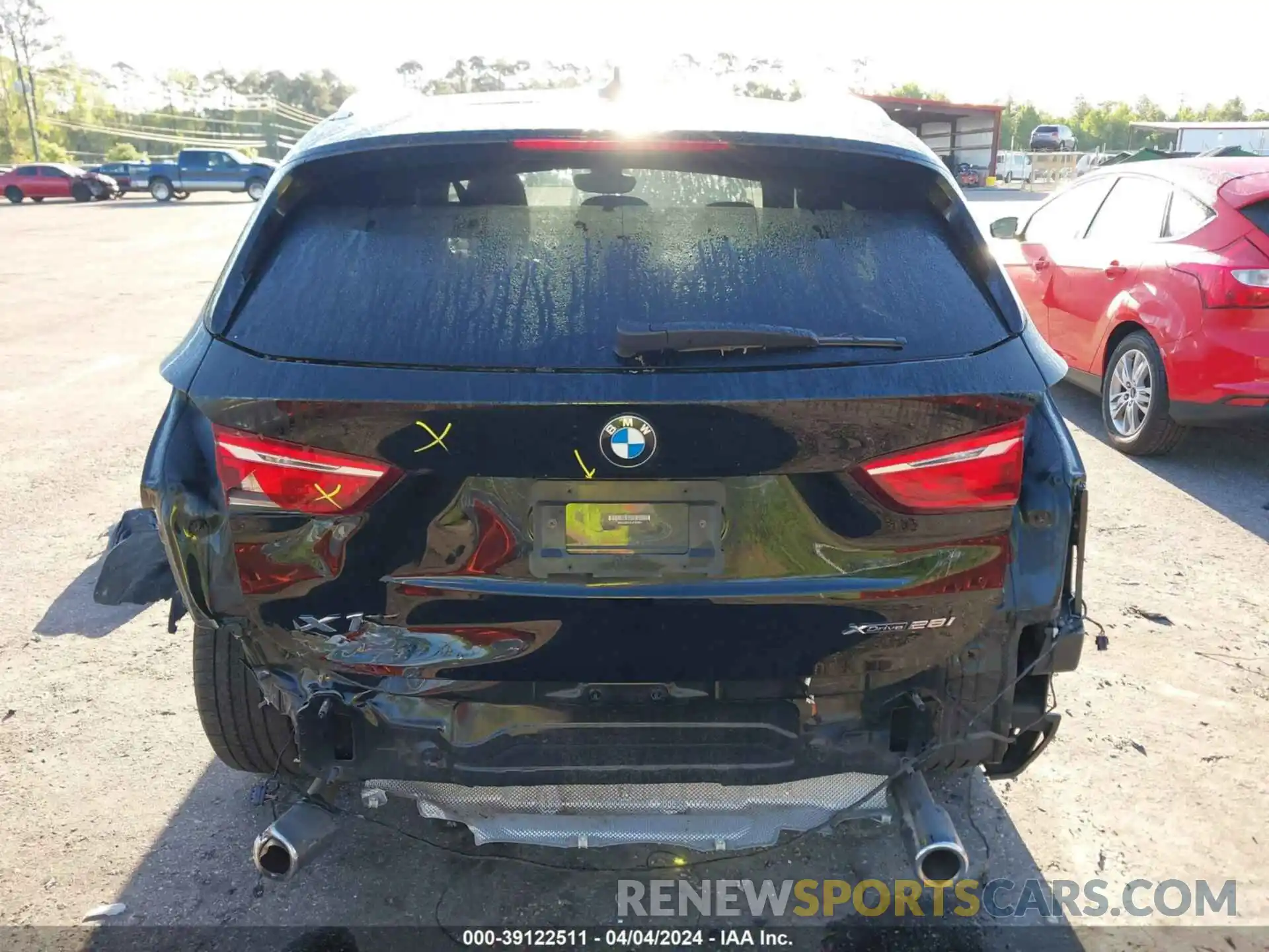 16 Photograph of a damaged car WBXJG9C00L5P93987 BMW X1 2020